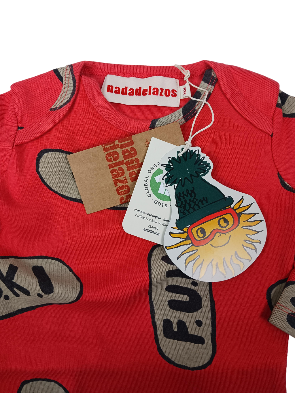 Kleidung Langarmbody Label Image Kollektionsmuster