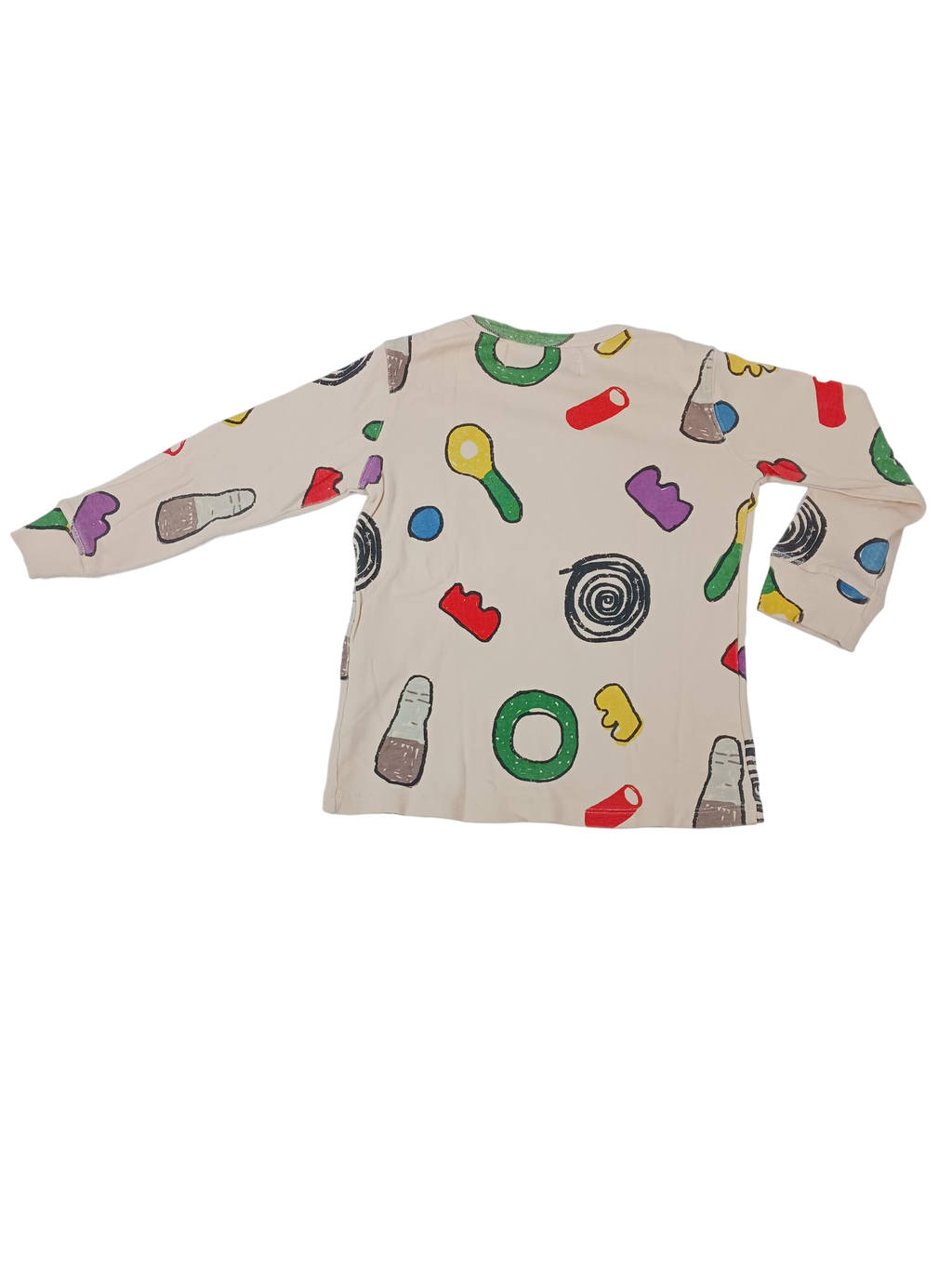Kleidung Sweatshirt Rear Image Kollektionsmuster