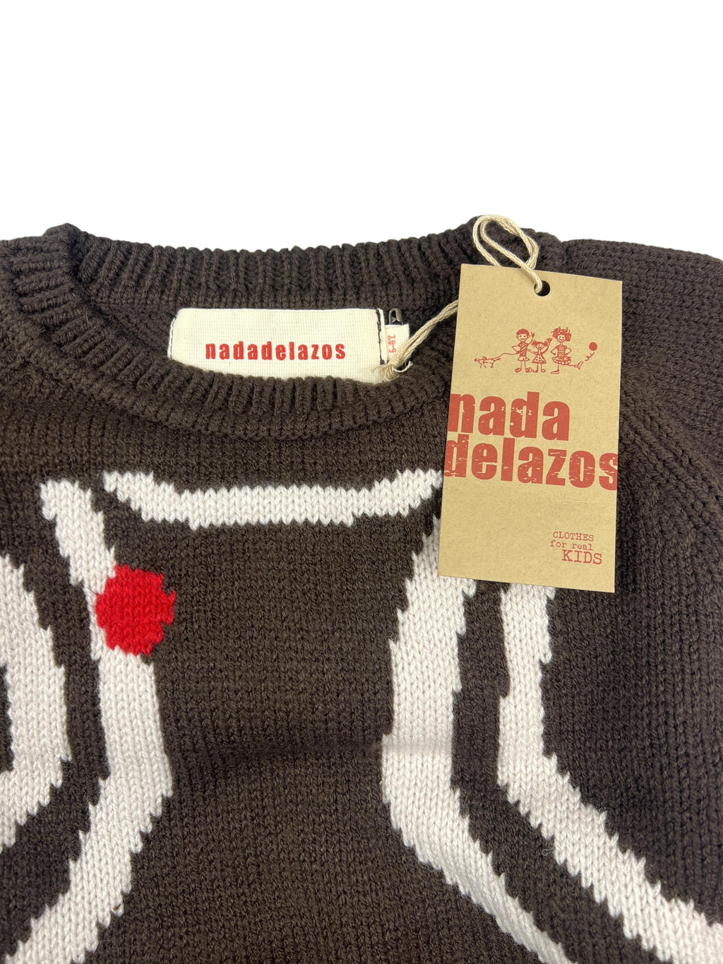 Strickpullover Strickpullover & Strickjacken Kleidung Pullover Nadadelazos Label Image Kollektionsmuster