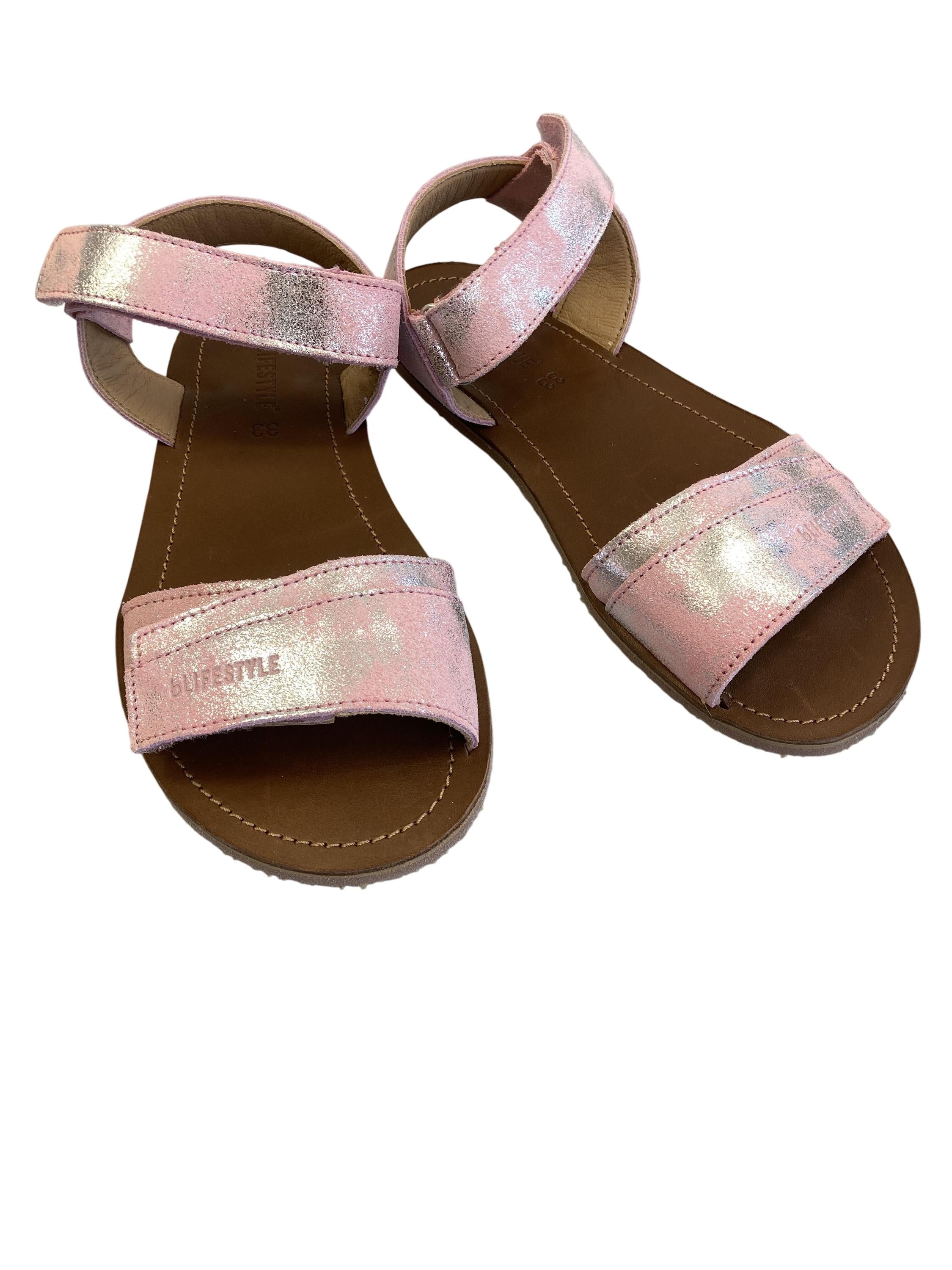 Ledersandalen Sandalen Schuhe Sandalen Blifestyle Rear Image Last Season