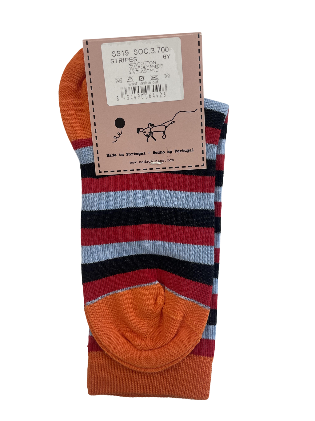 Socken Socken & Strumpfhosen Kleidung Ringelsocken Rear Image Last Season