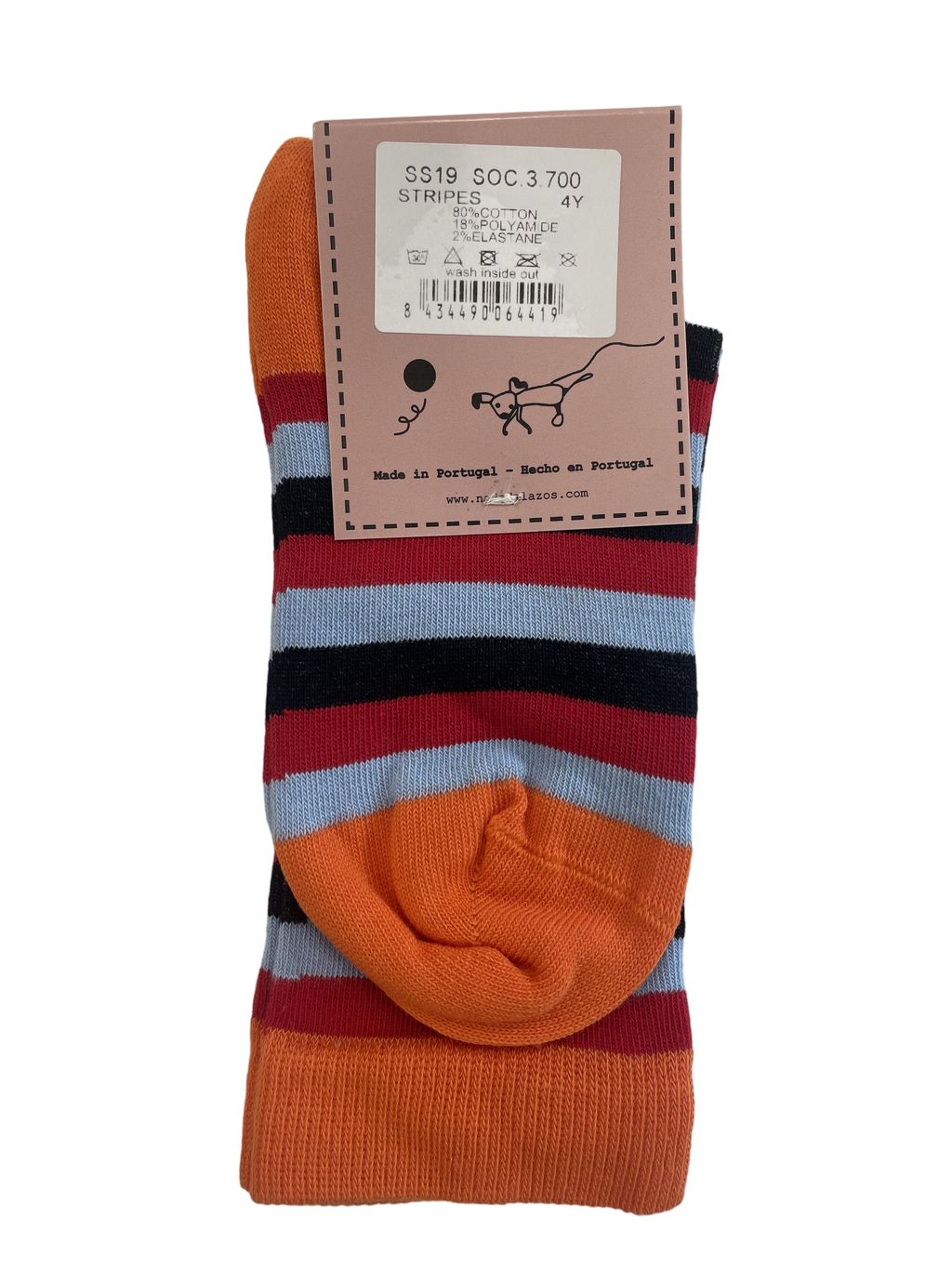 Socken Socken & Strumpfhosen Kleidung Ringelsocken Rear Image Last Season