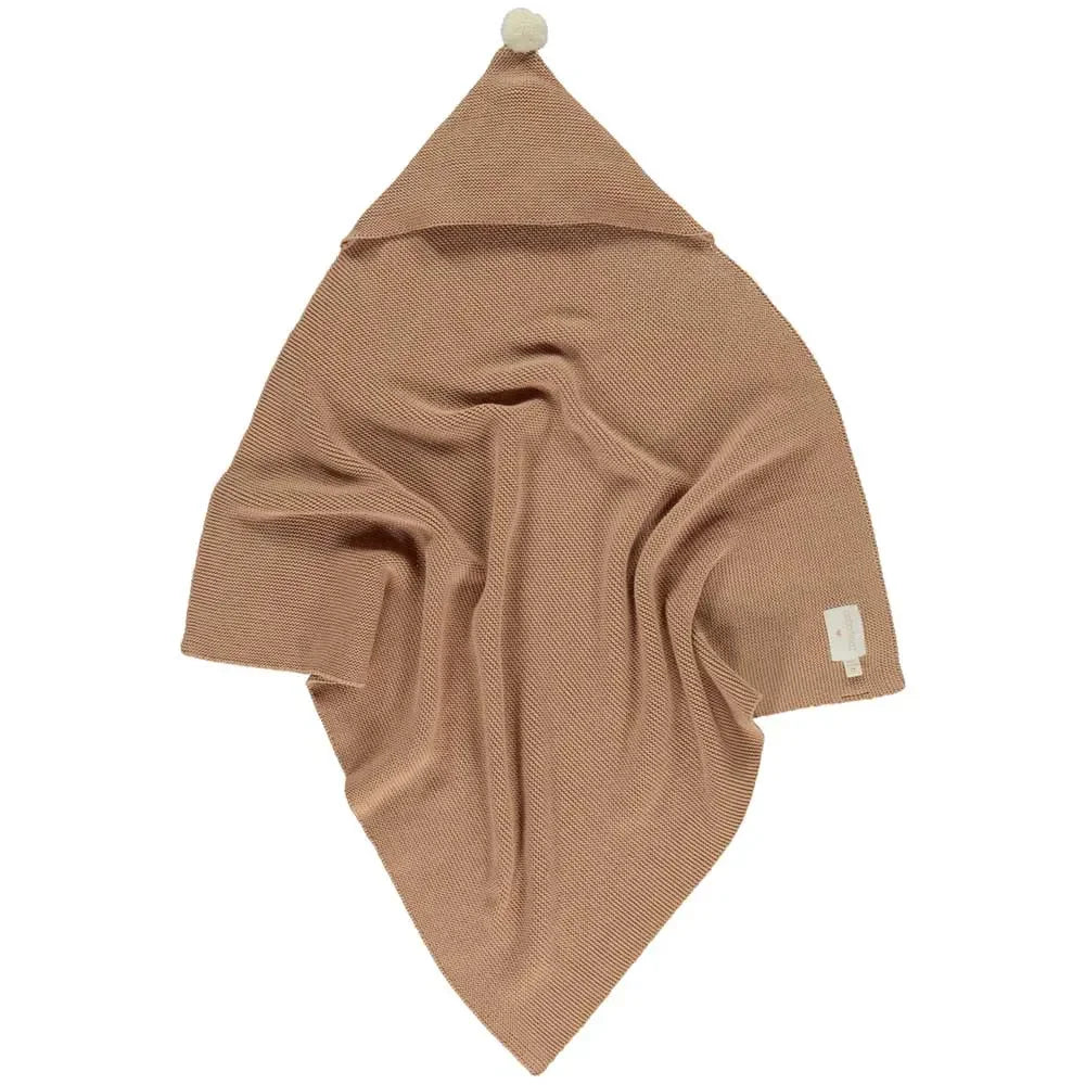 Nobodinoz Kapuzenhandtuch Knitted Baby Cape