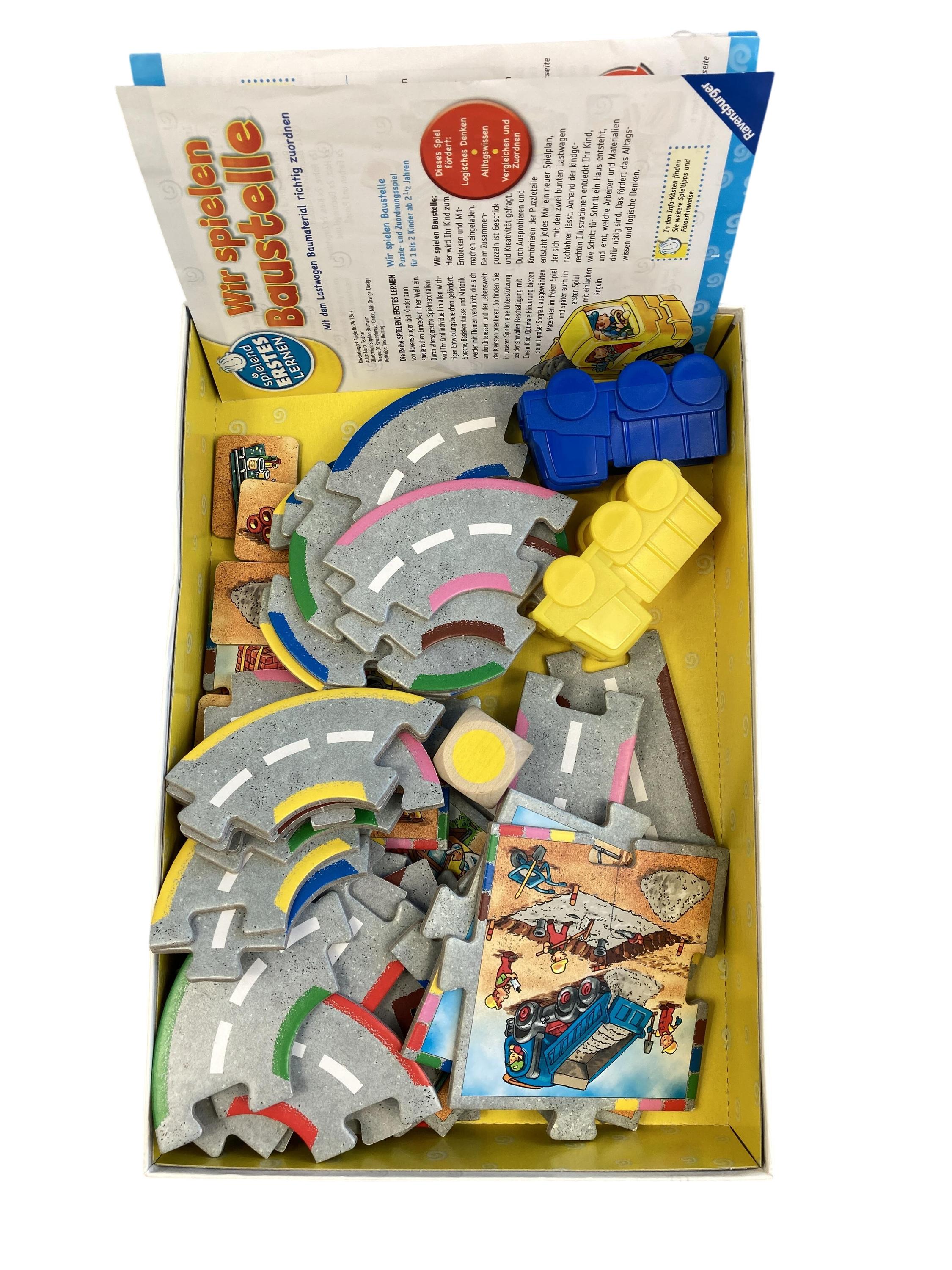 Brett- / Gesellschaftsspiele Spielen & Lernen Wie spielen Baustelle Ravensburger  New Misc Image 1 Second Hand