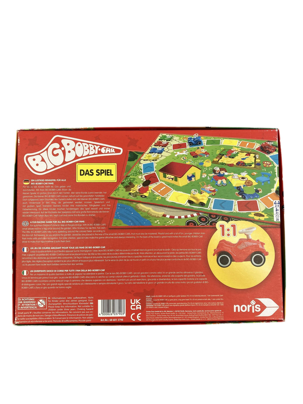 Brettspiele Brett- / Gesellschaftsspiele Spielen & Lernen Big Bobby Car Das Spiel Noris Rear Image Second Hand