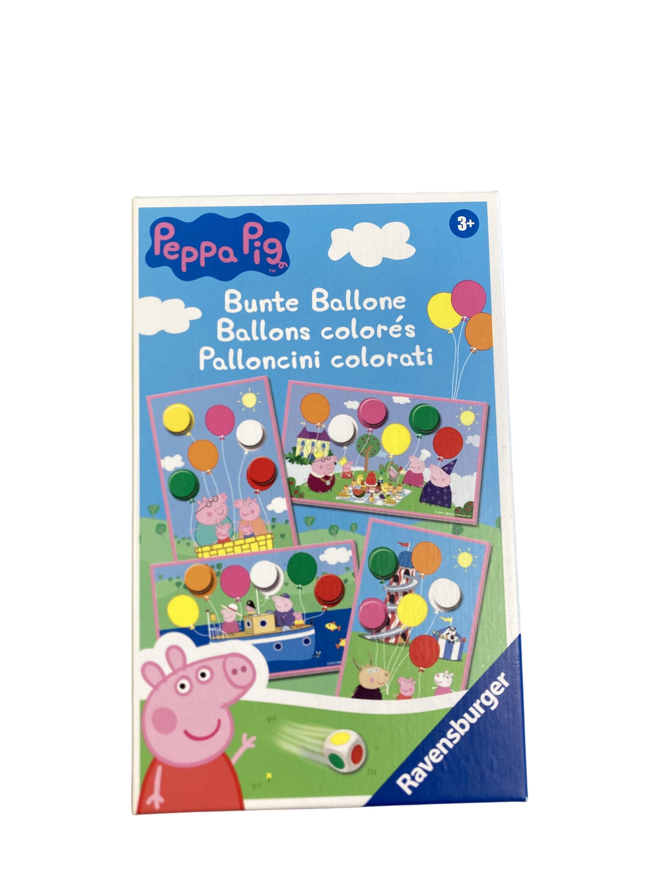 Brettspiele Brett- / Gesellschaftsspiele Spielen & Lernen Peppa Pig bunte Ballons Ravensburger Front Image Close to Perfect, Second Hand
