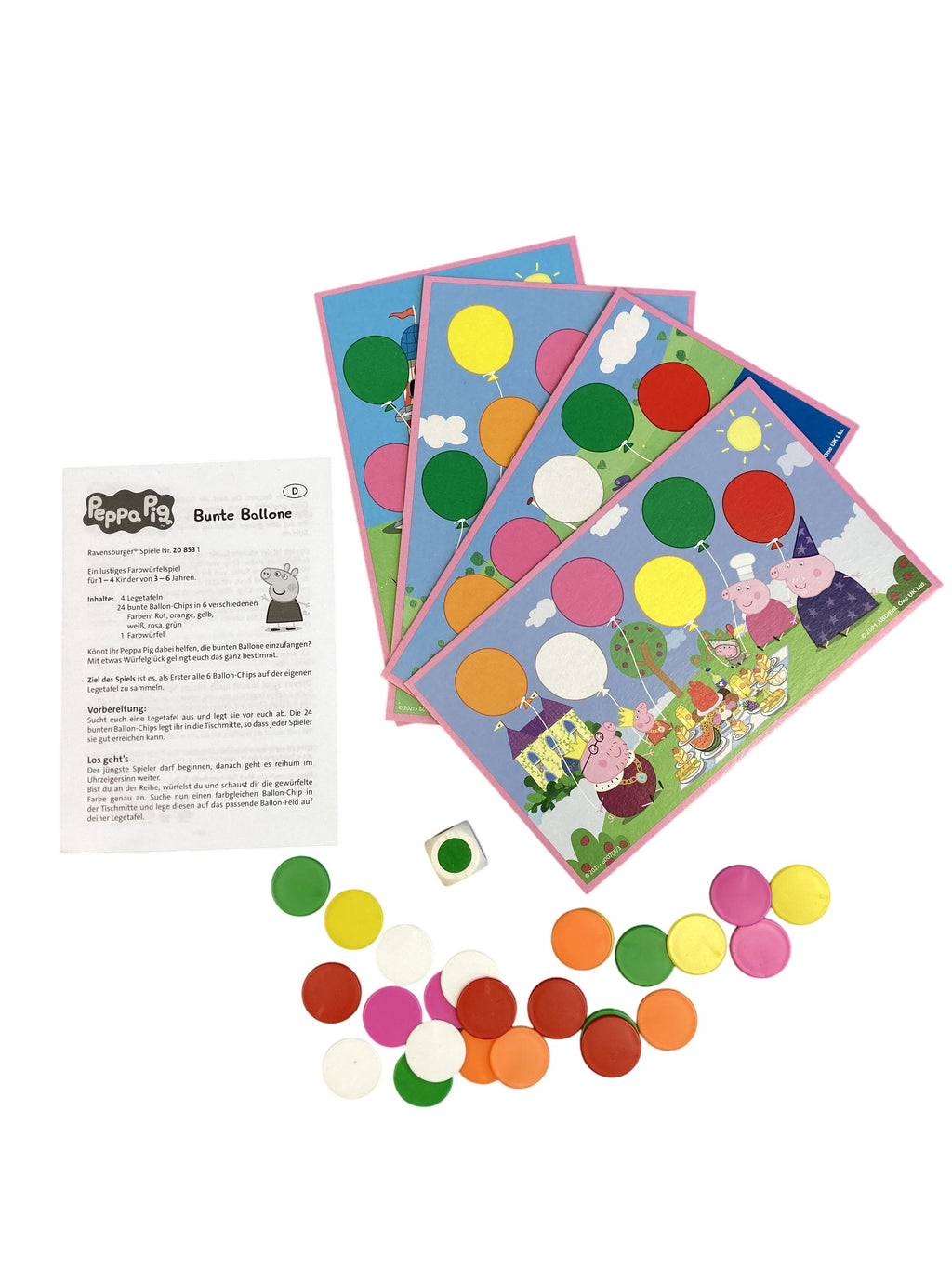 Brettspiele Brett- / Gesellschaftsspiele Spielen & Lernen Peppa Pig bunte Ballons Ravensburger New Misc Image 1 Close to Perfect, Second Hand