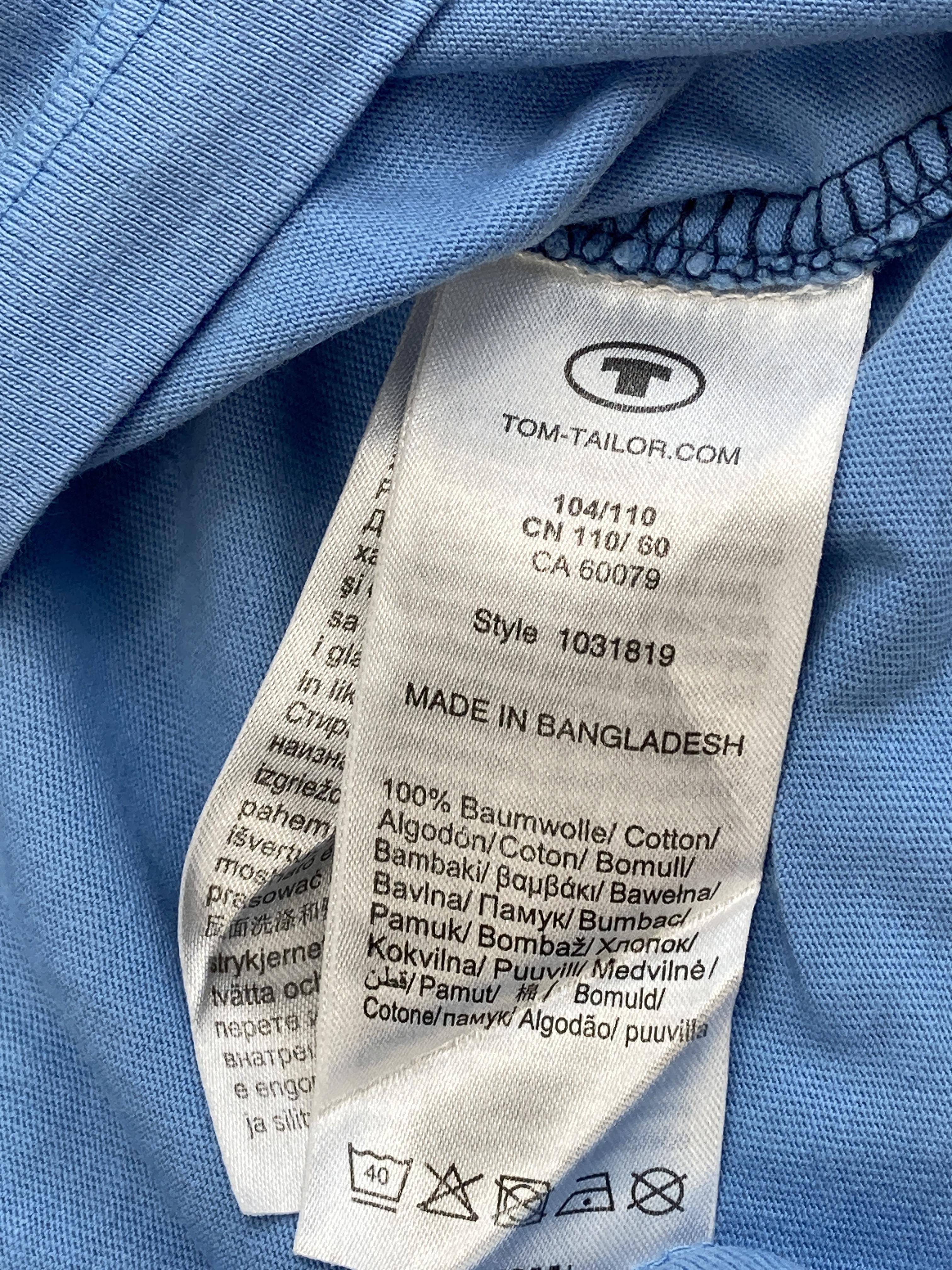 T-Shirts T-Shirts & Tops Kleidung Poloshirt Tom Tailor Care Label Second Hand