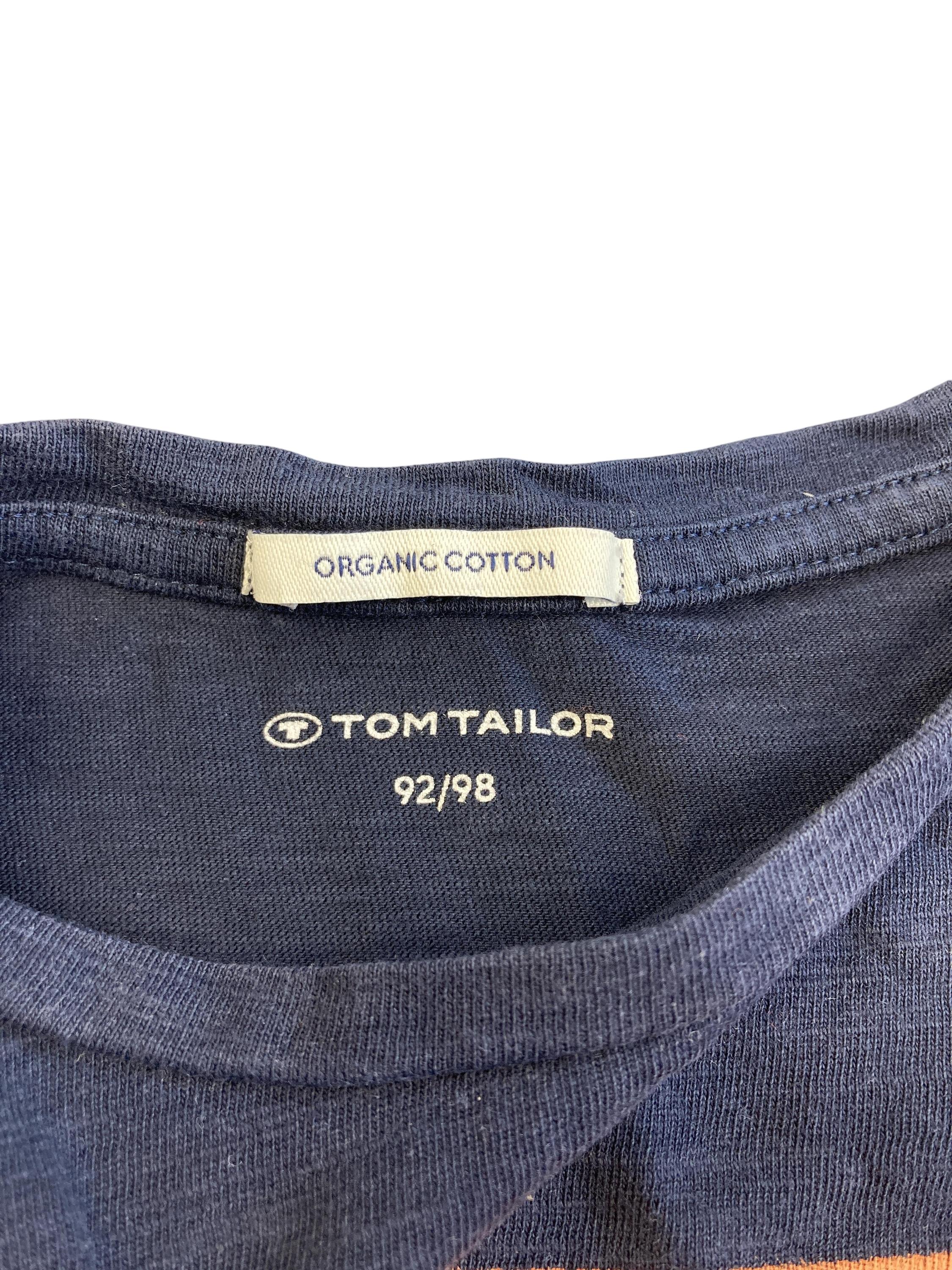 T-Shirts T-Shirts & Tops Kleidung T-Shirt Tom Tailor Label Image Second Hand