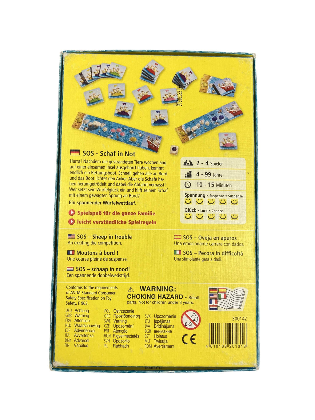 Brett- / Gesellschaftsspiele Spielen & Lernen SOS Schaf in Not Haba Rear Image Second Hand