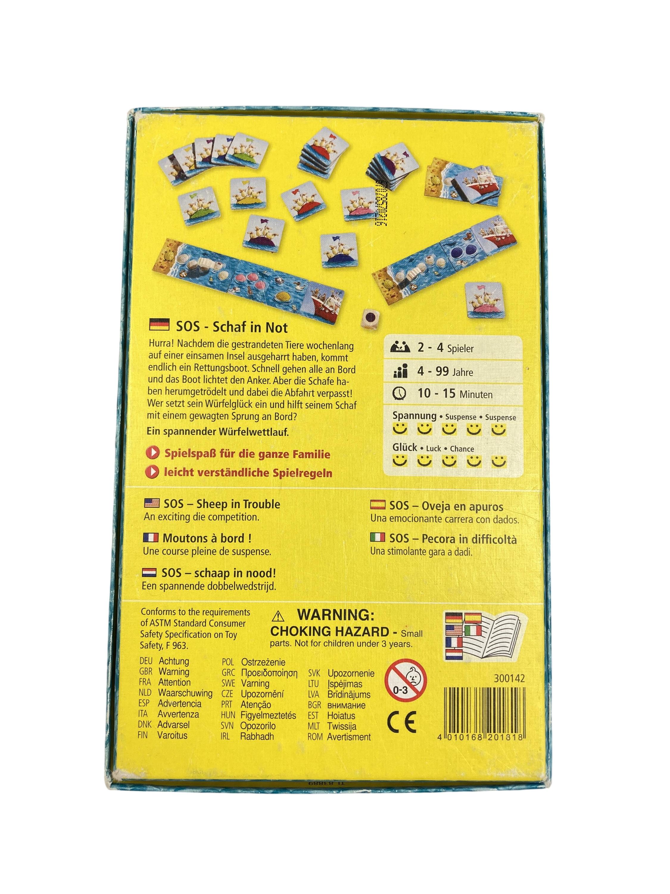 Brett- / Gesellschaftsspiele Spielen & Lernen SOS Schaf in Not Haba Rear Image Second Hand