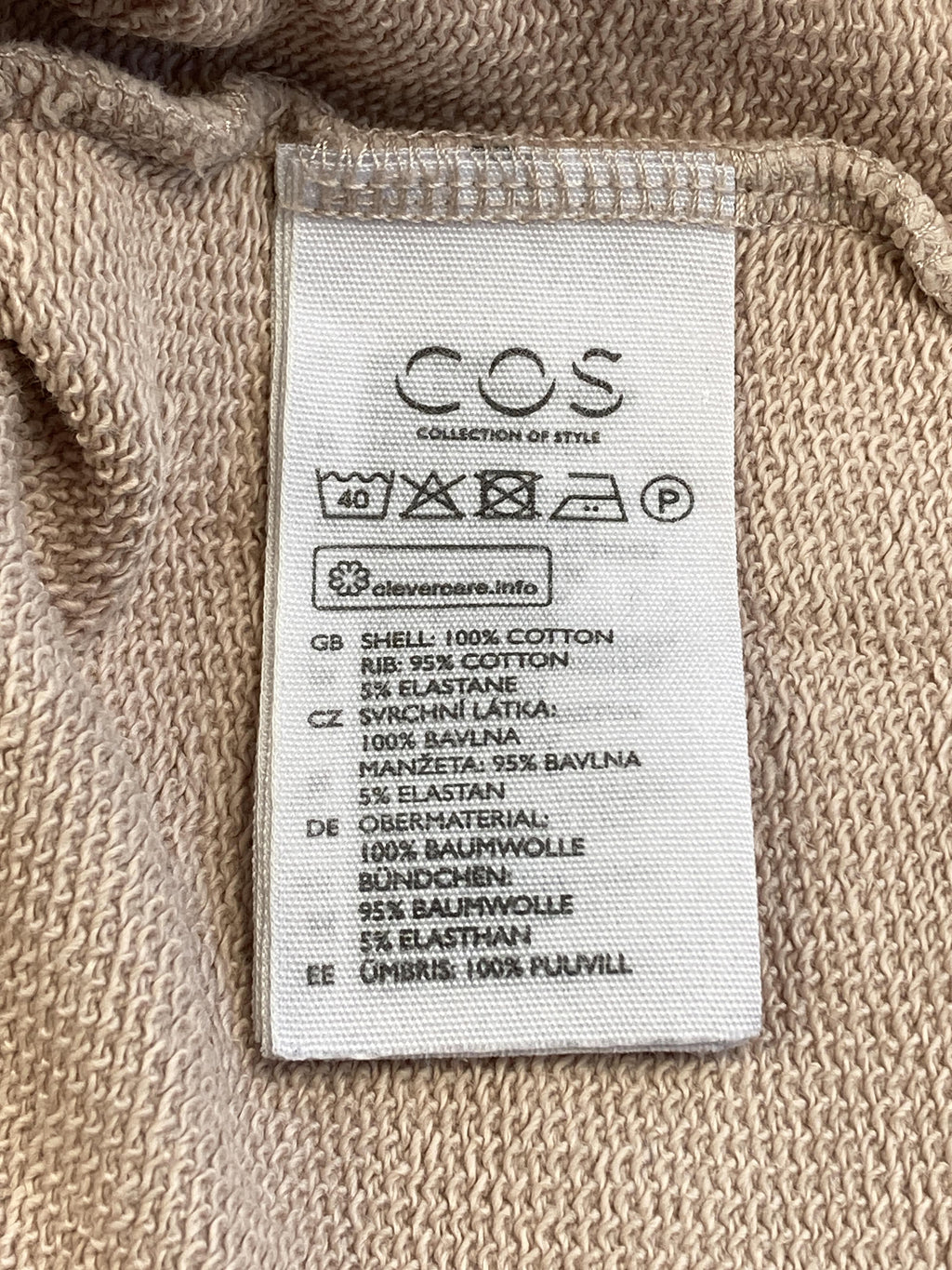Pullover Pullover & Strickjacken Kleidung Pullover lang Cos  Care Label Second Hand