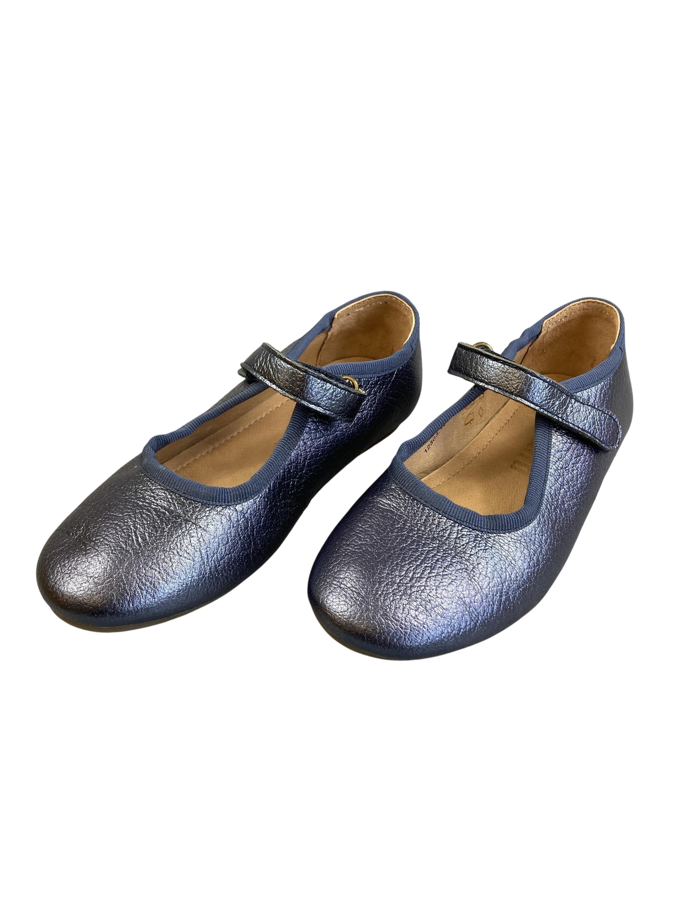 Ballerinas & Spangenschuhe Schuhe Riemchenballerinas Klett Natural World Front Image Second Hand