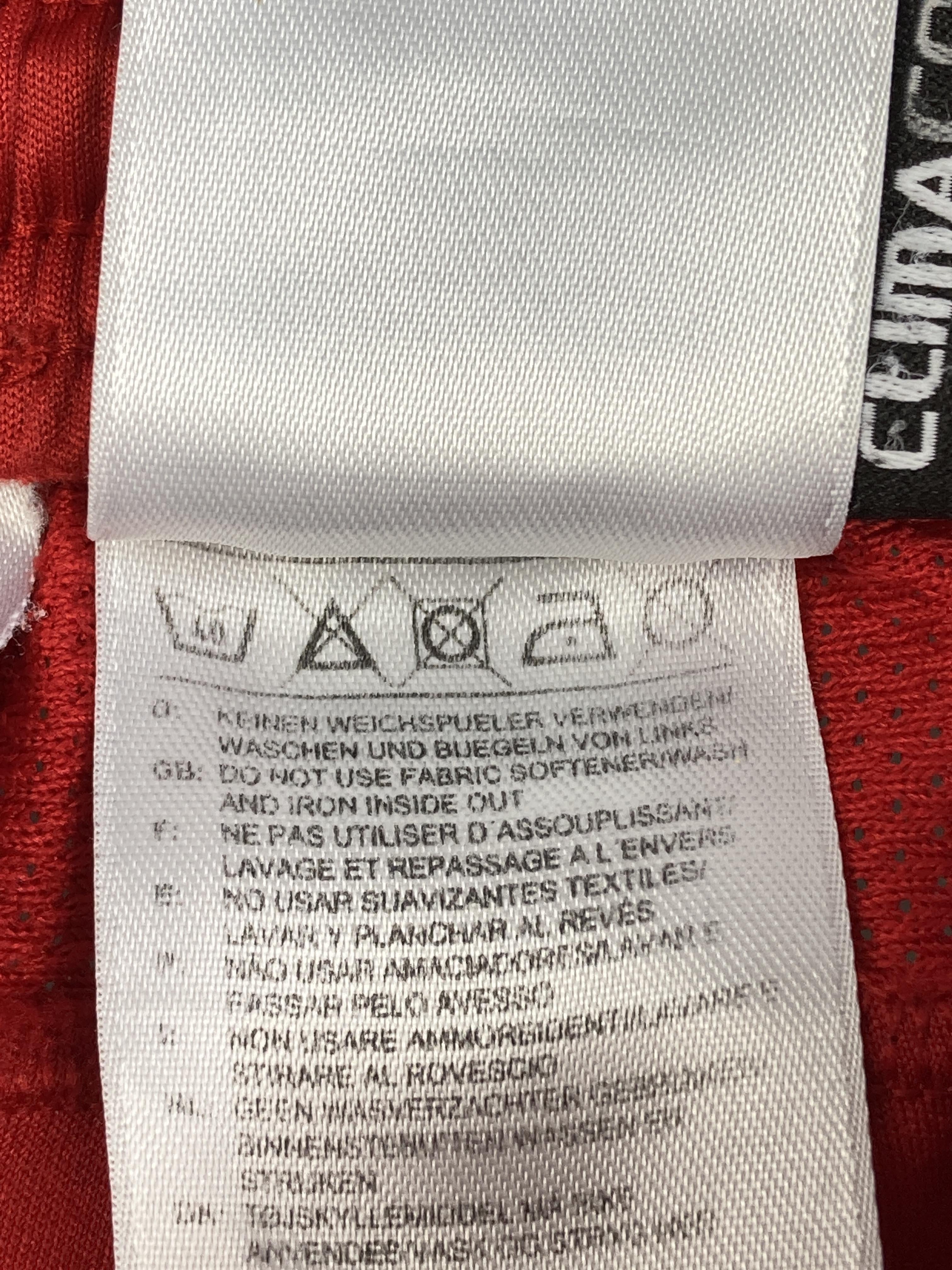 Sporthosen Hosen & Jeans Kleidung Trikot Hose FC Bayern München Adidas Care Label Second Hand