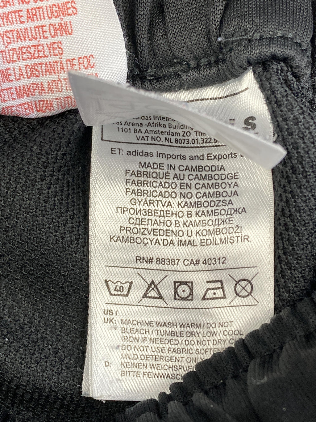 Sporthosen Hosen & Jeans Kleidung Essential Sport Hose Adidas Care Label Second Hand