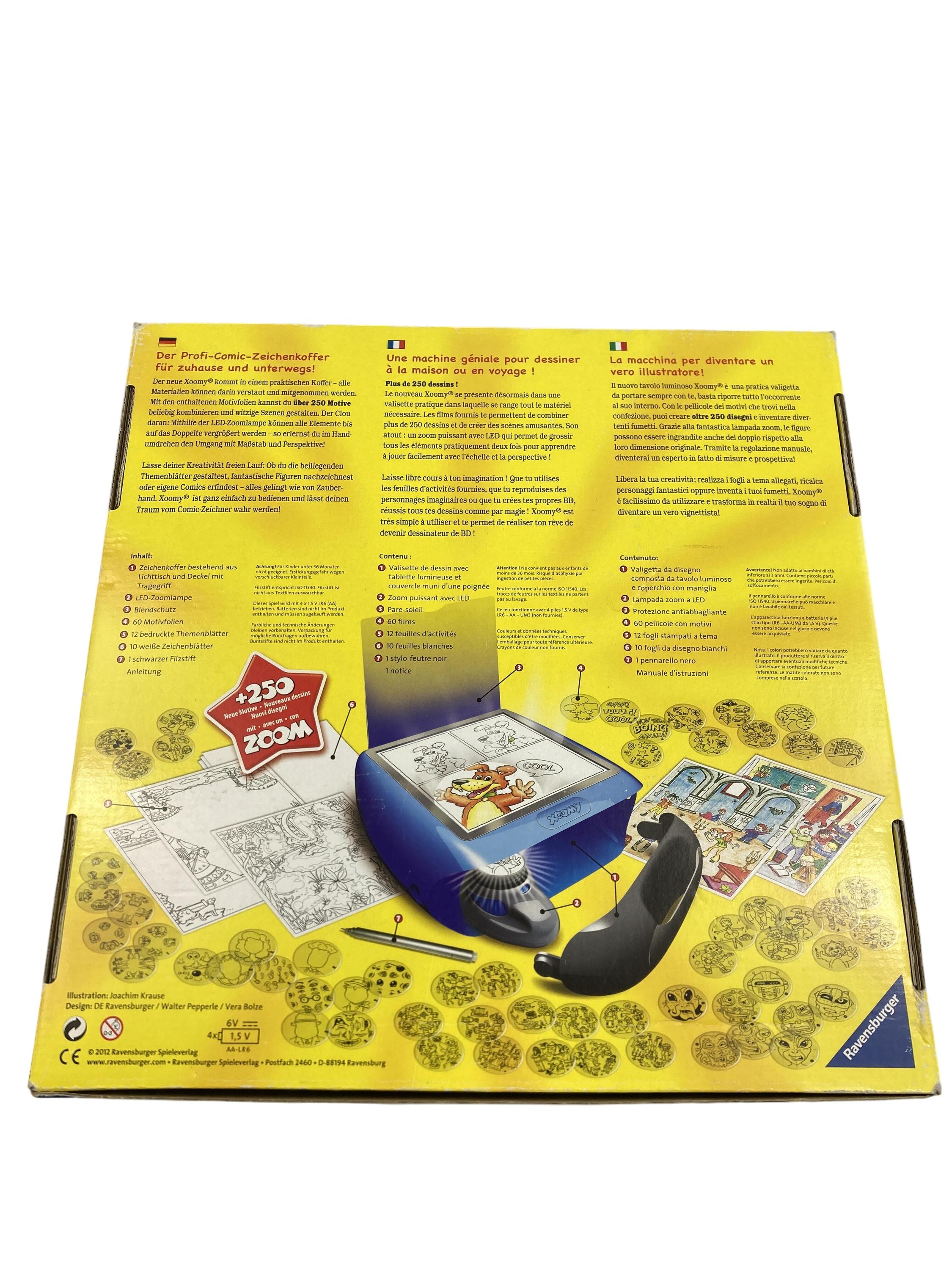 Malbücher Schreiben, Malen & Basteln Spielen & Lernen Xoomy Profi Comic Zeichenkoffer Ravensburger  Rear Image Second Hand