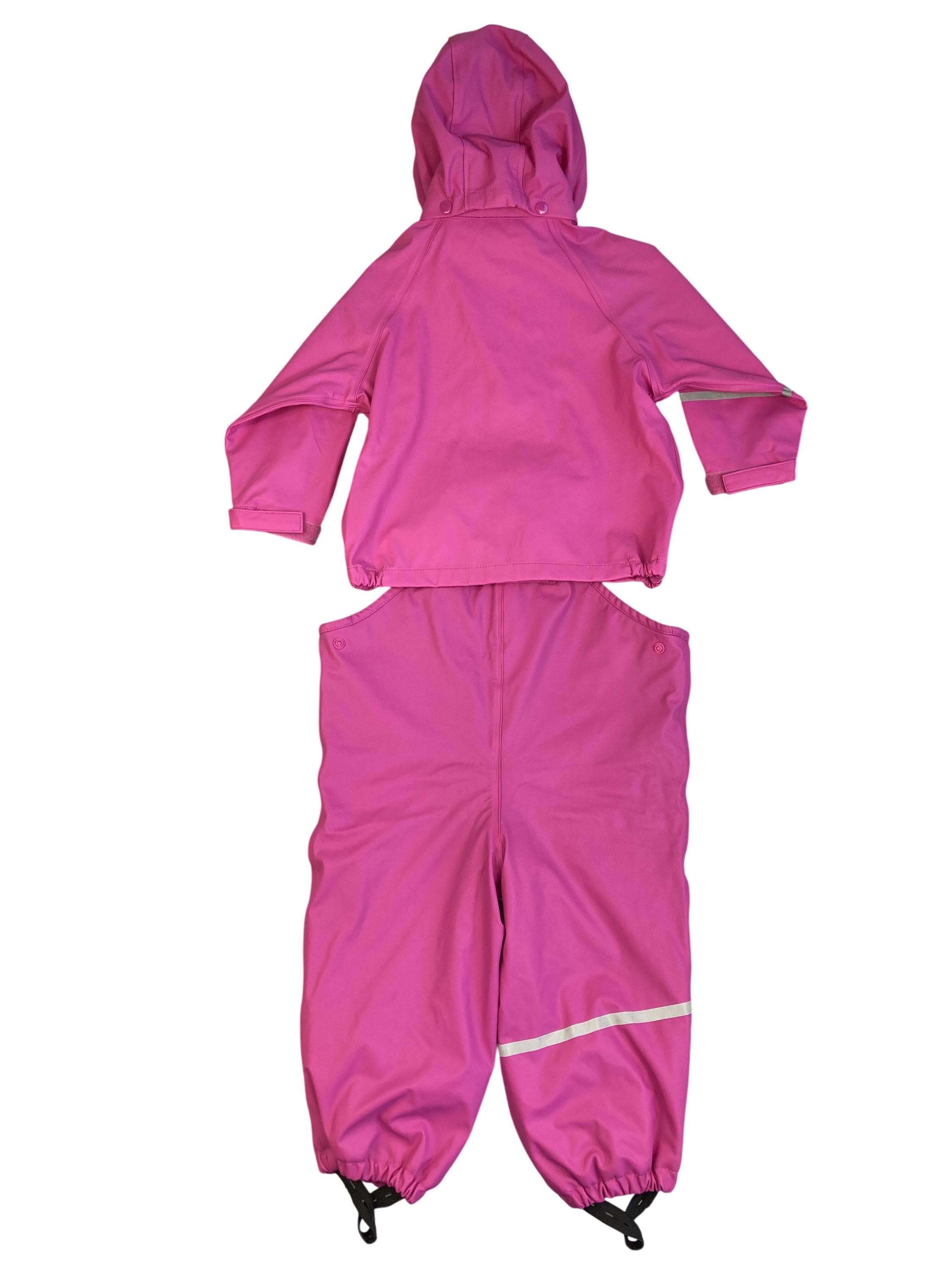 Matschhosen Regenkleidung Kleidung Matschanzug Hose mit Teddyfutter innen CareTec Rear Image Second Hand