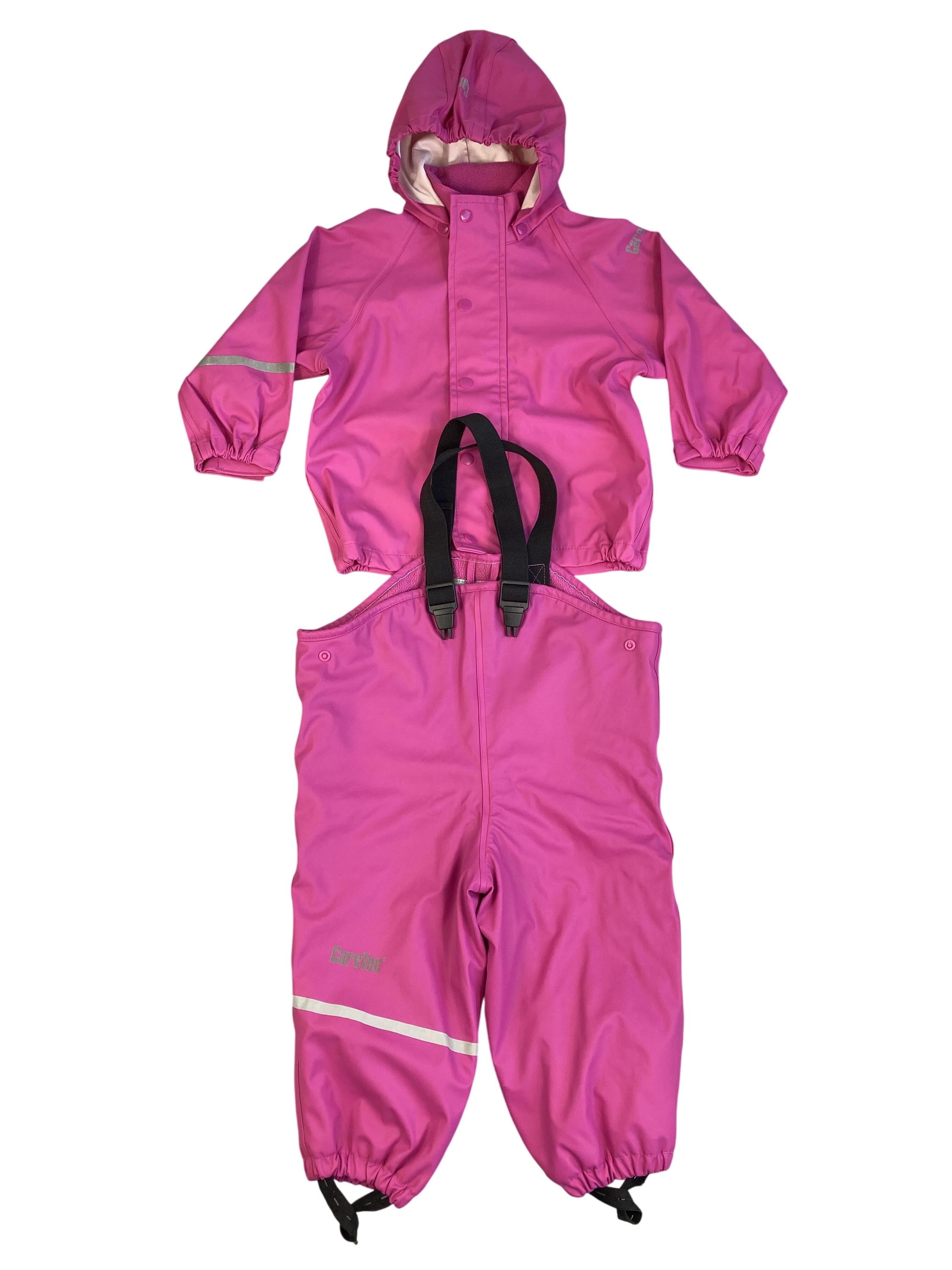 Matschhosen Regenkleidung Kleidung Matschanzug Hose mit Teddyfutter innen CareTec Front Image Second Hand