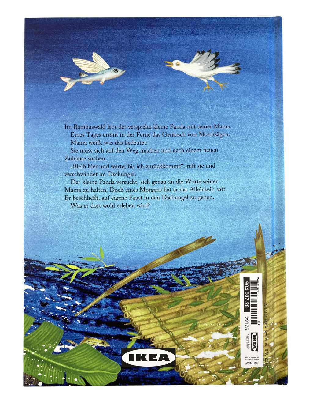 Kinderbücher Bücher Spielen & Lernen Pandas große Reise Djungelskog Ikea Rear Image Second Hand
