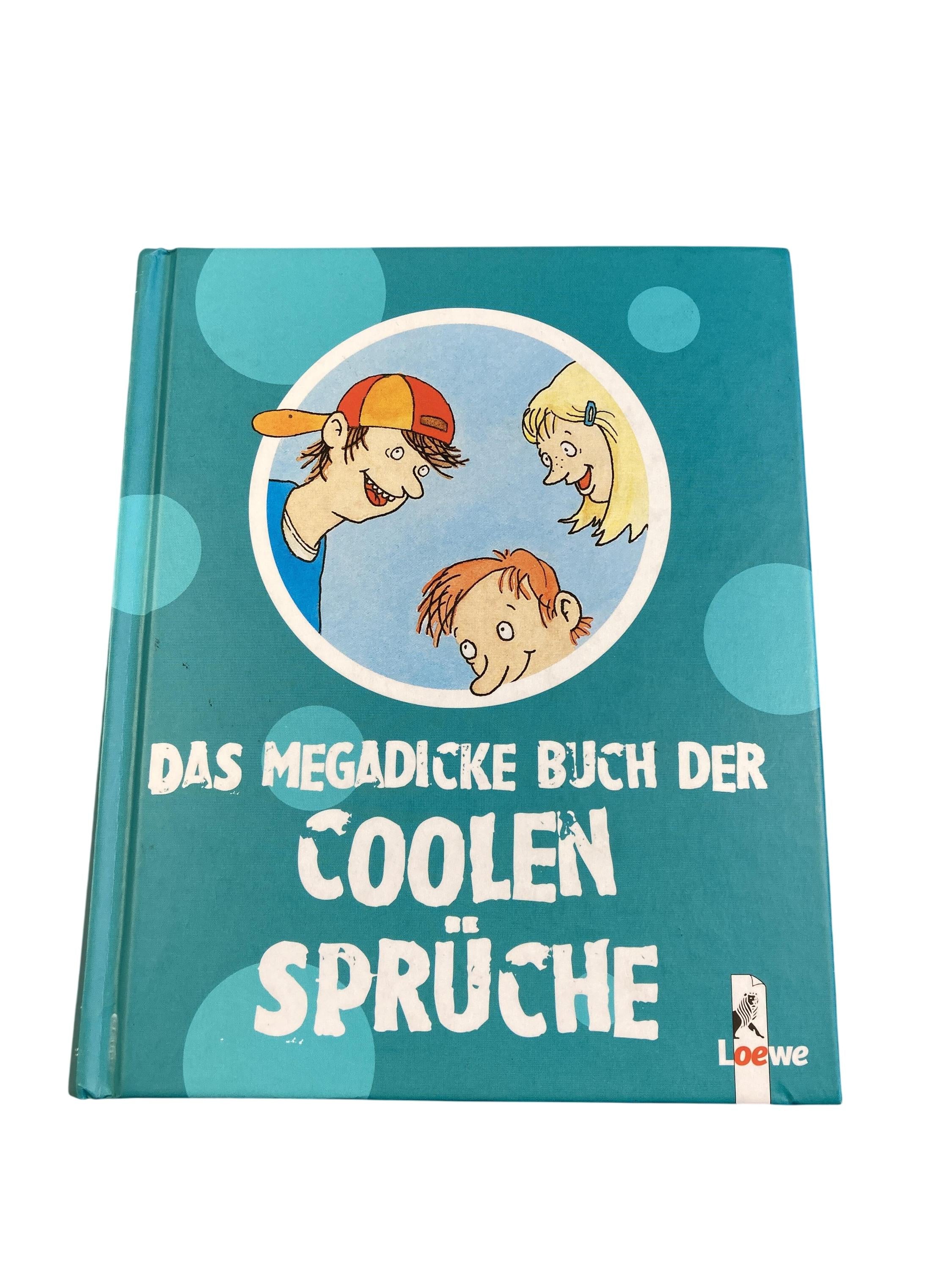 Kinderbücher Bücher Spielen & Lernen Das megadicke Buch der coolen Sprüche Loewe Front Image Second Hand