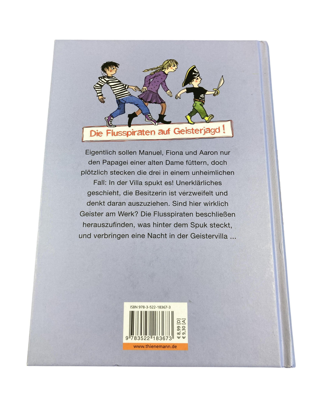 Kinderbücher Bücher Spielen & Lernen Ein Fall für die Flusspiraten - Das Rätsel der Geistervilla Thienemann  Rear Image Second Hand