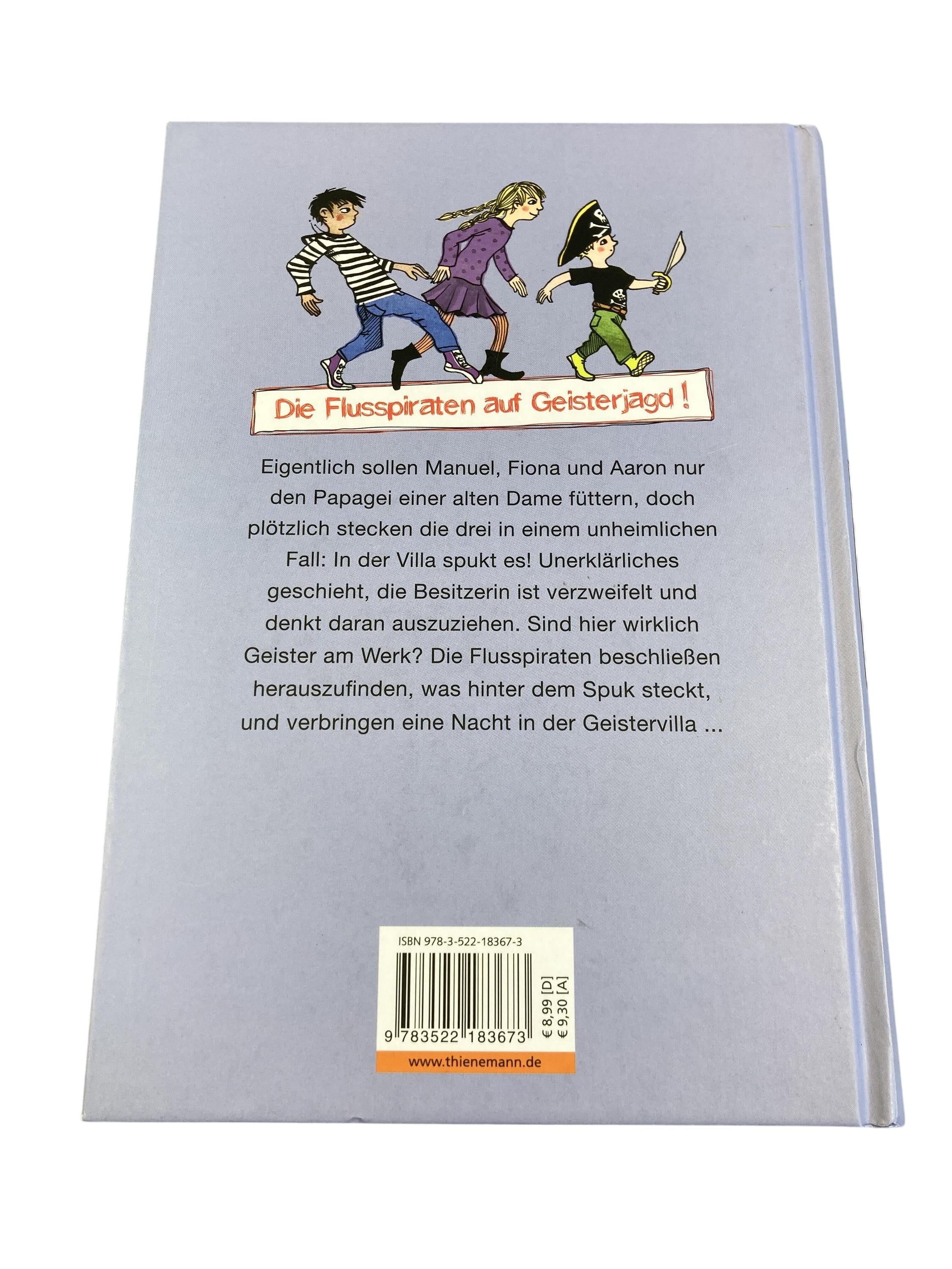 Kinderbücher Bücher Spielen & Lernen Ein Fall für die Flusspiraten - Das Rätsel der Geistervilla Thienemann  Rear Image Second Hand