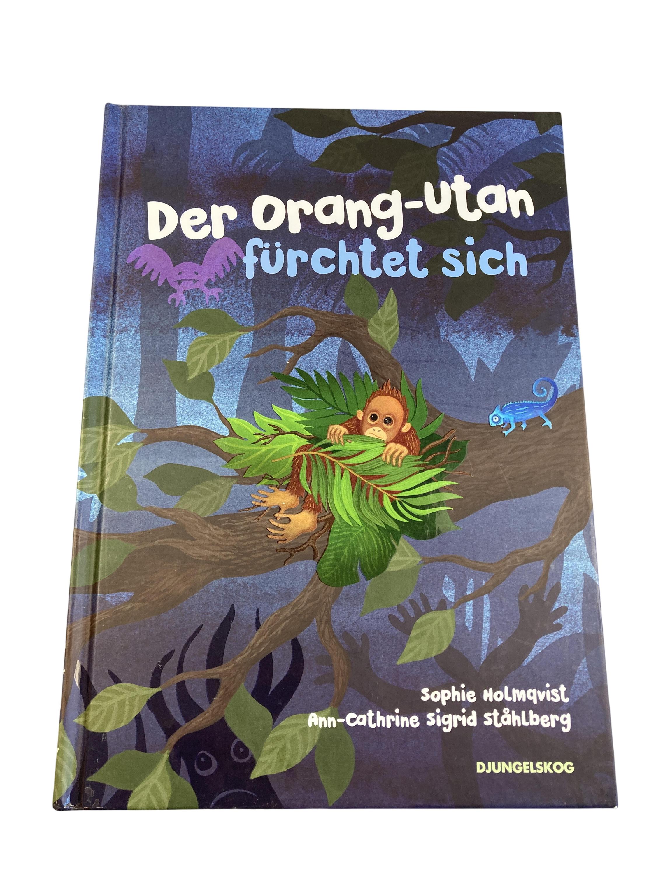 Kinderbücher Bücher Spielen & Lernen Der Orang-Utan fürchtet sich Djungelskog Ikea Front Image Second Hand