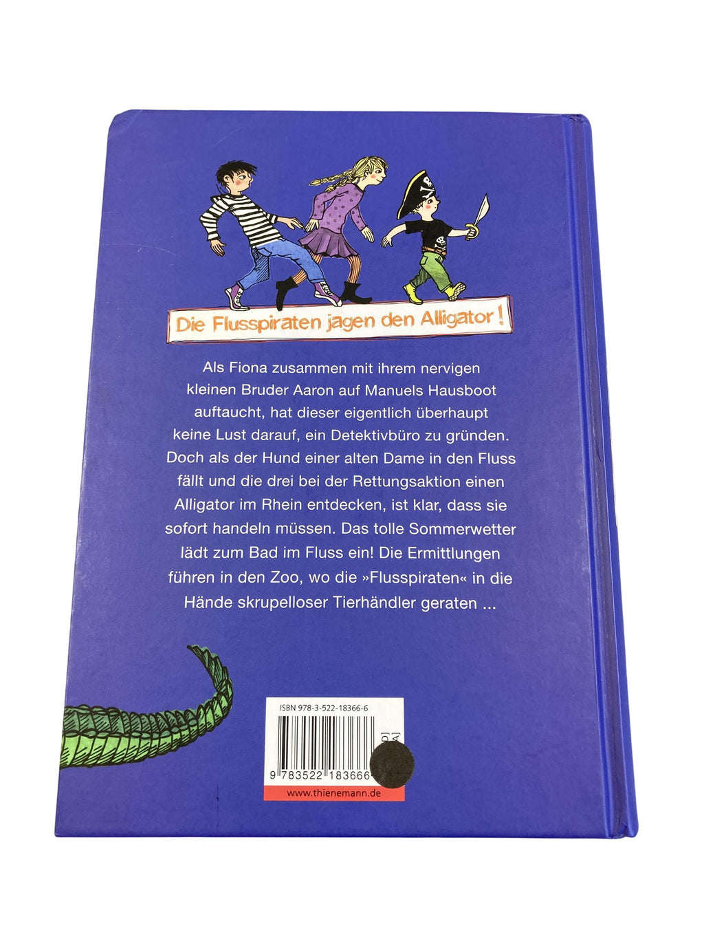 Kinderbücher Bücher Spielen & Lernen Ein Fall für die Flusspiraten Thienemann  Rear Image Second Hand