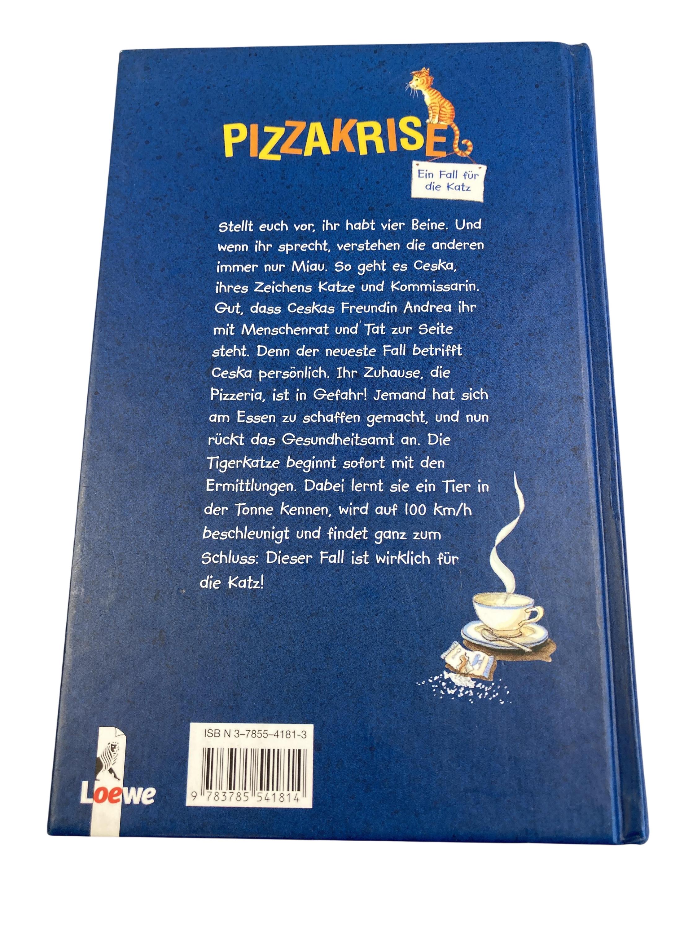 Kinderbücher Bücher Spielen & Lernen Ein Fall für die Katz - Pizzakriese Loewe Rear Image Second Hand
