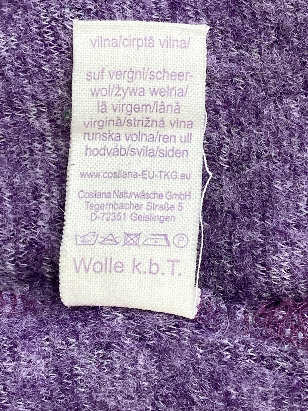 Strickjacken Strickpullover & Strickjacken Kleidung Strickjacke Wolle  Care Label Second Hand