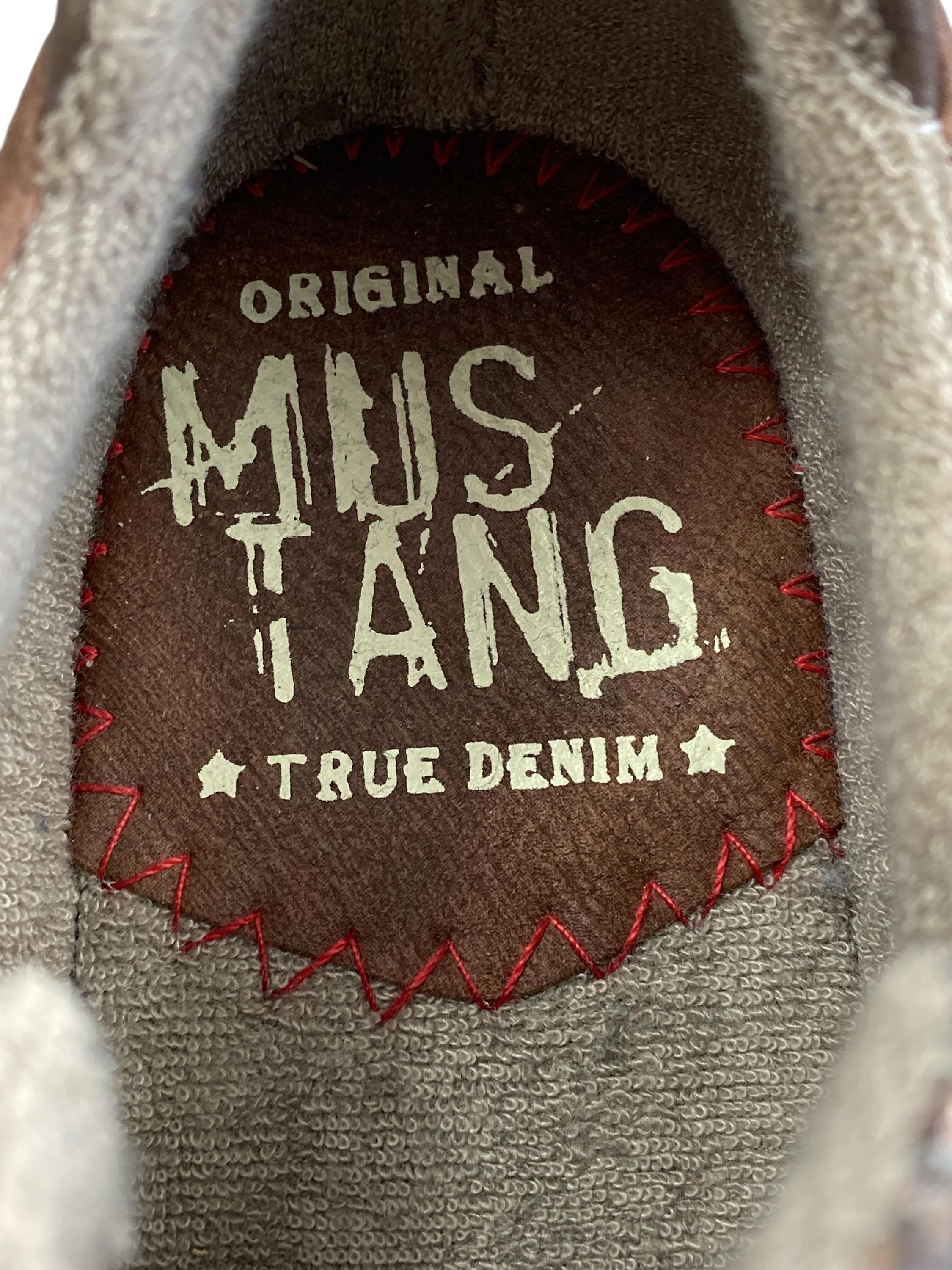 Schnürschuhe Halbschuhe Schuhe Halbschuh Mustang Label Image Second Hand