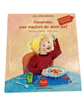 Kinderbücher Bücher Spielen & Lernen Alexander, was machst du denn da? lies + spiel Front Image Second Hand