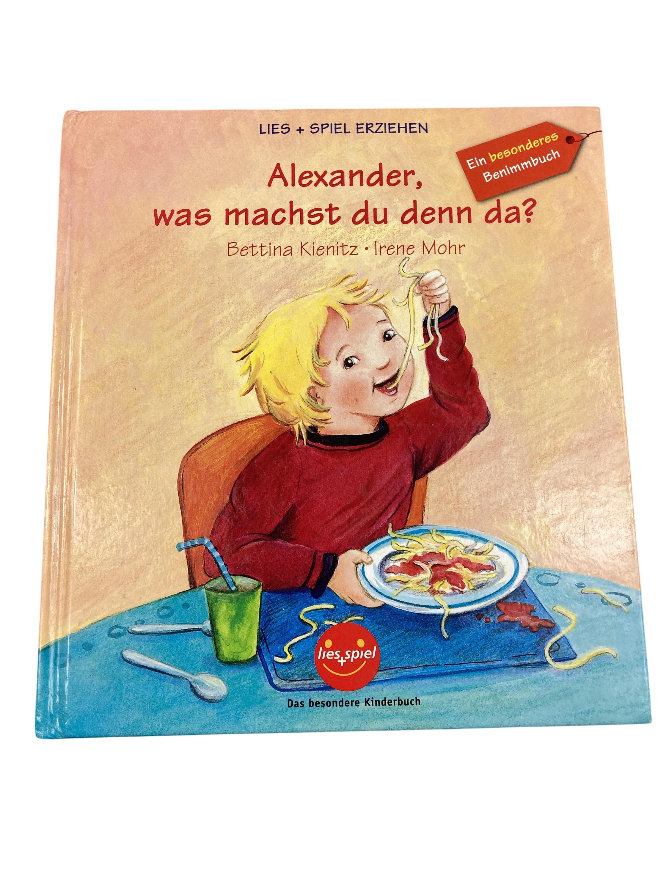 Kinderbücher Bücher Spielen & Lernen Alexander, was machst du denn da? lies + spiel Front Image Second Hand