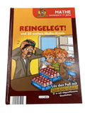Kinderbücher Bücher Spielen & Lernen Reingelegt! und 20 weitere Mathe-Krimis Lingen Kids Front Image Second Hand