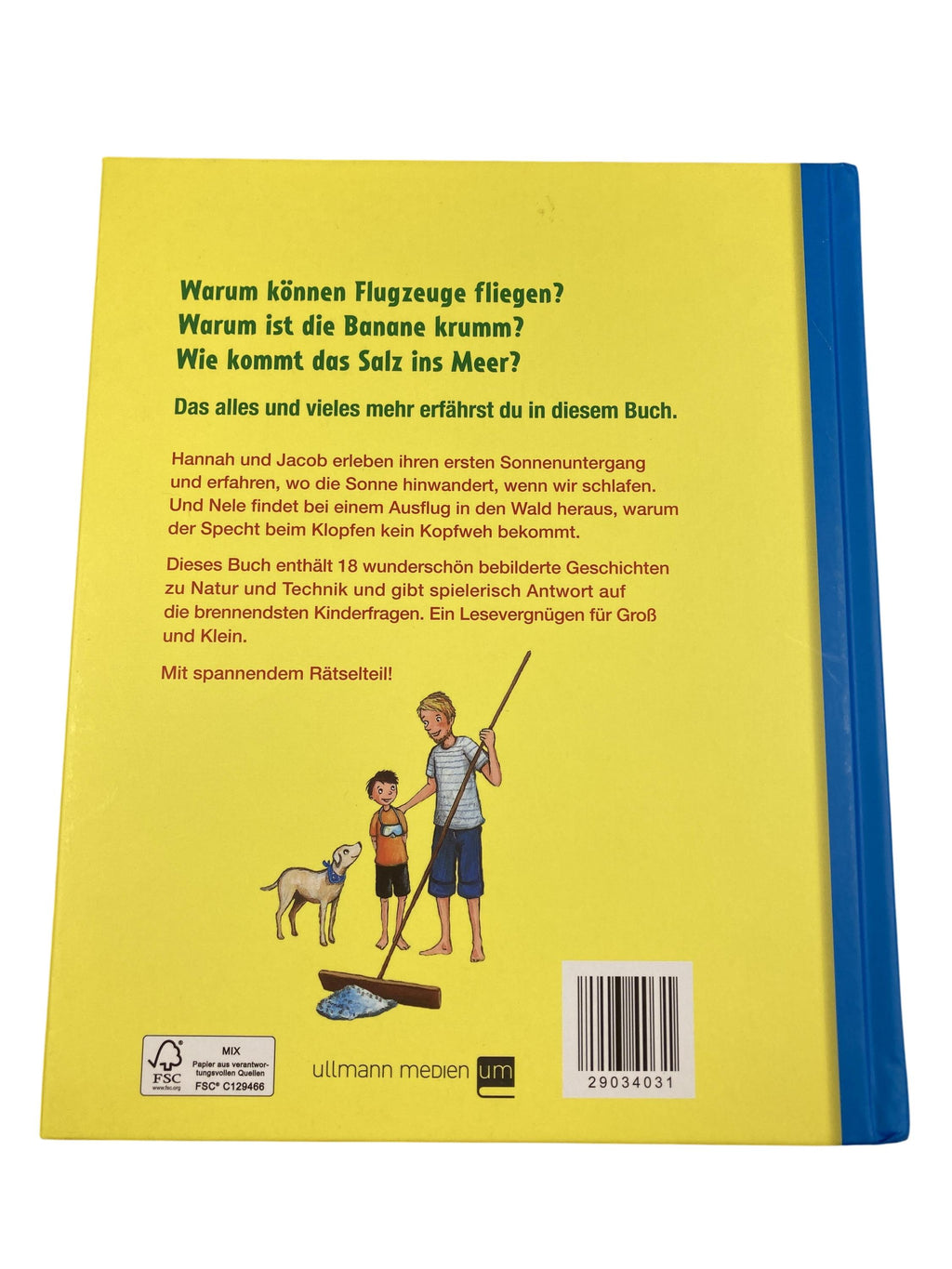 Kinderbücher Bücher Spielen & Lernen Schlaue Geschichten zu Natur und Technik Ullmann medien Rear Image Second Hand