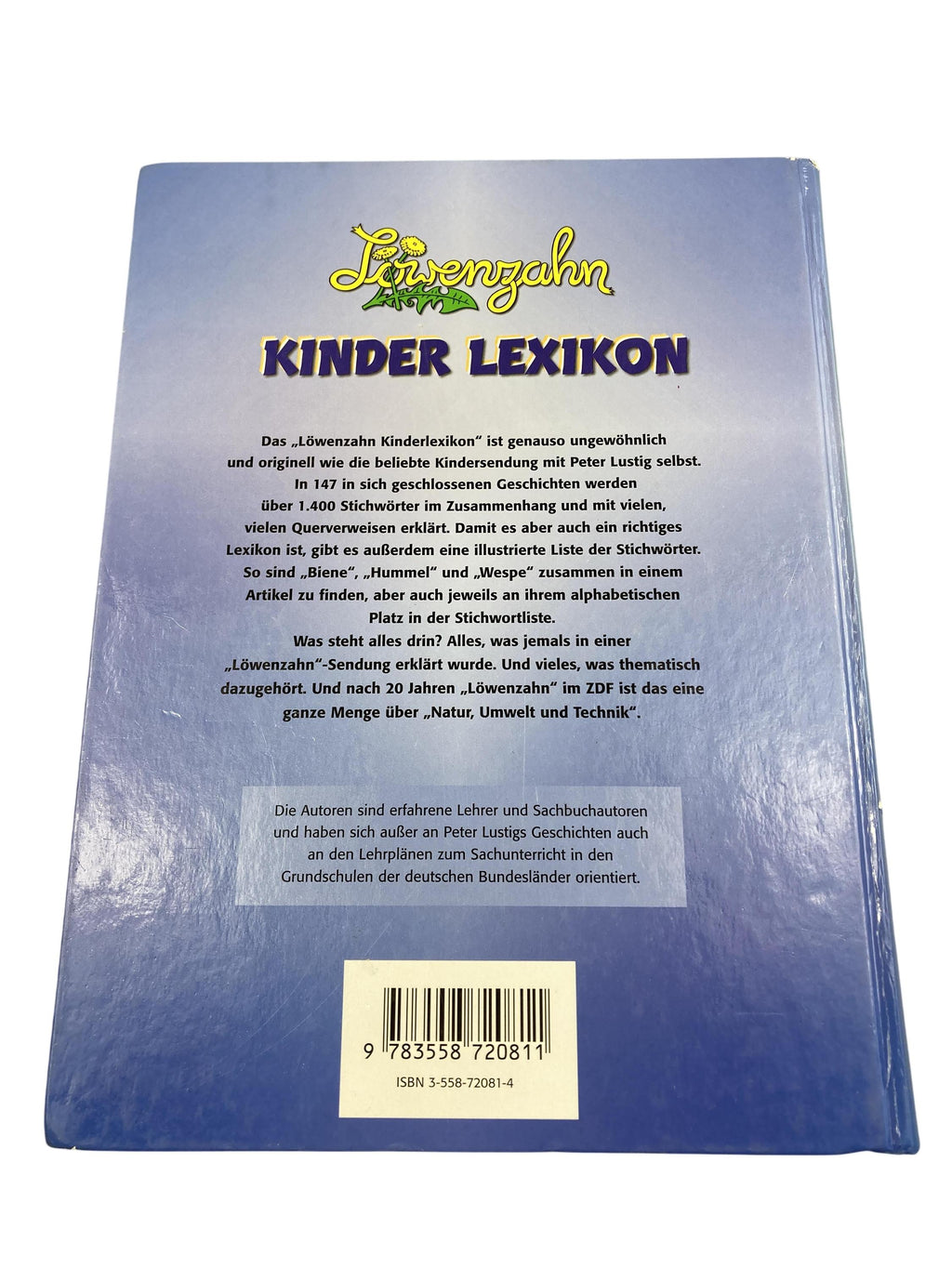 Kinderbücher Bücher Spielen & Lernen Löwenzahn Kinderlexikon Axel Junker Verlag Rear Image Second Hand