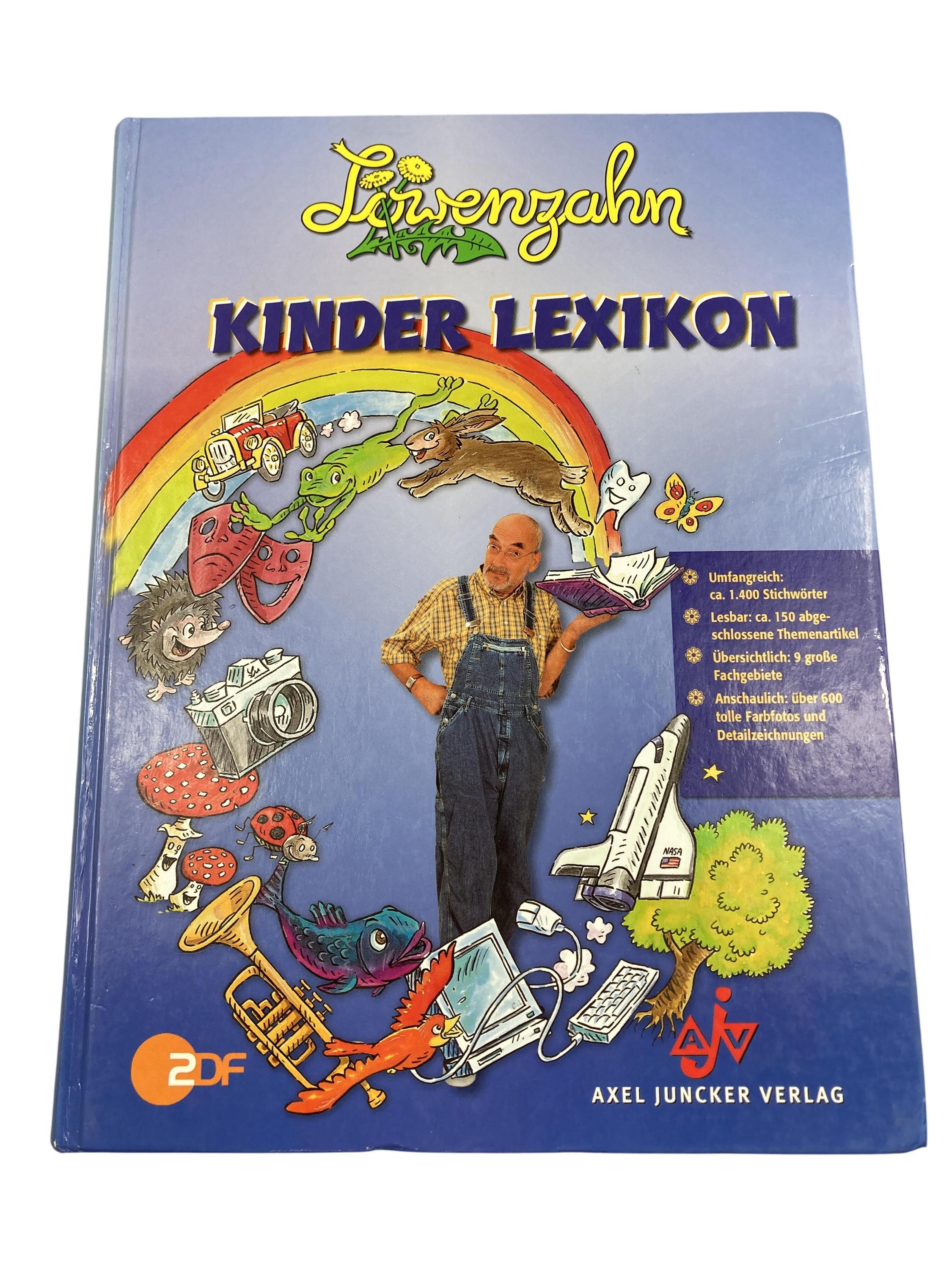 Kinderbücher Bücher Spielen & Lernen Löwenzahn Kinderlexikon Axel Junker Verlag Front Image Second Hand