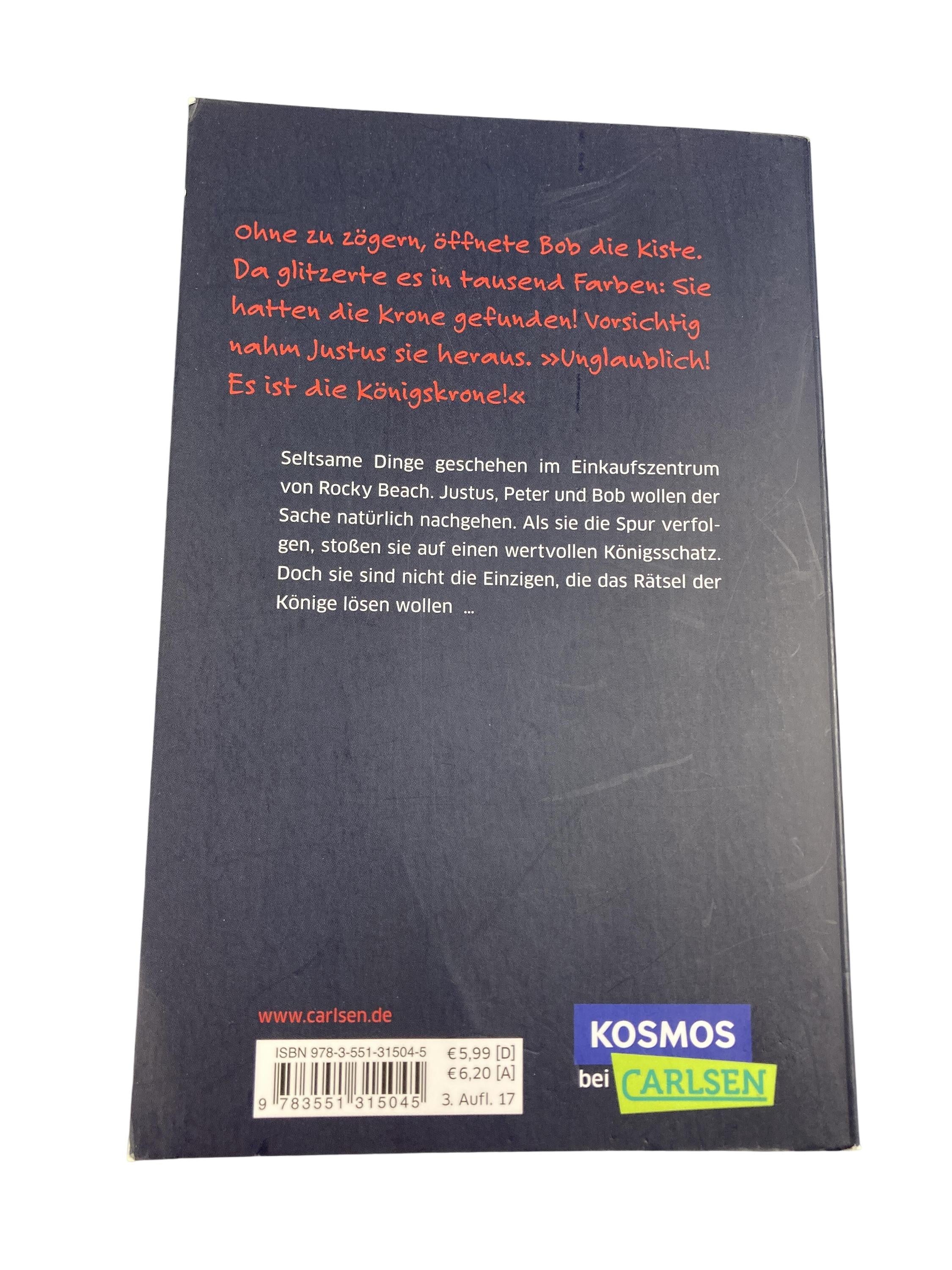 Kinderbücher Bücher Spielen & Lernen Die drei ??? Kids - Das Rätselder Könige KOSMOS Rear Image Second Hand