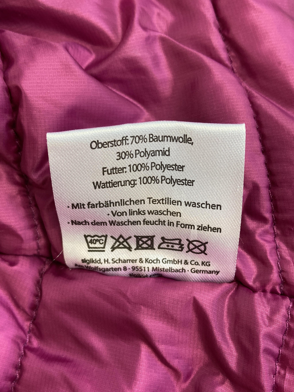 Winterjacken Jacken & Westen Kleidung Winterjacke Sigikid Care Label Second Hand