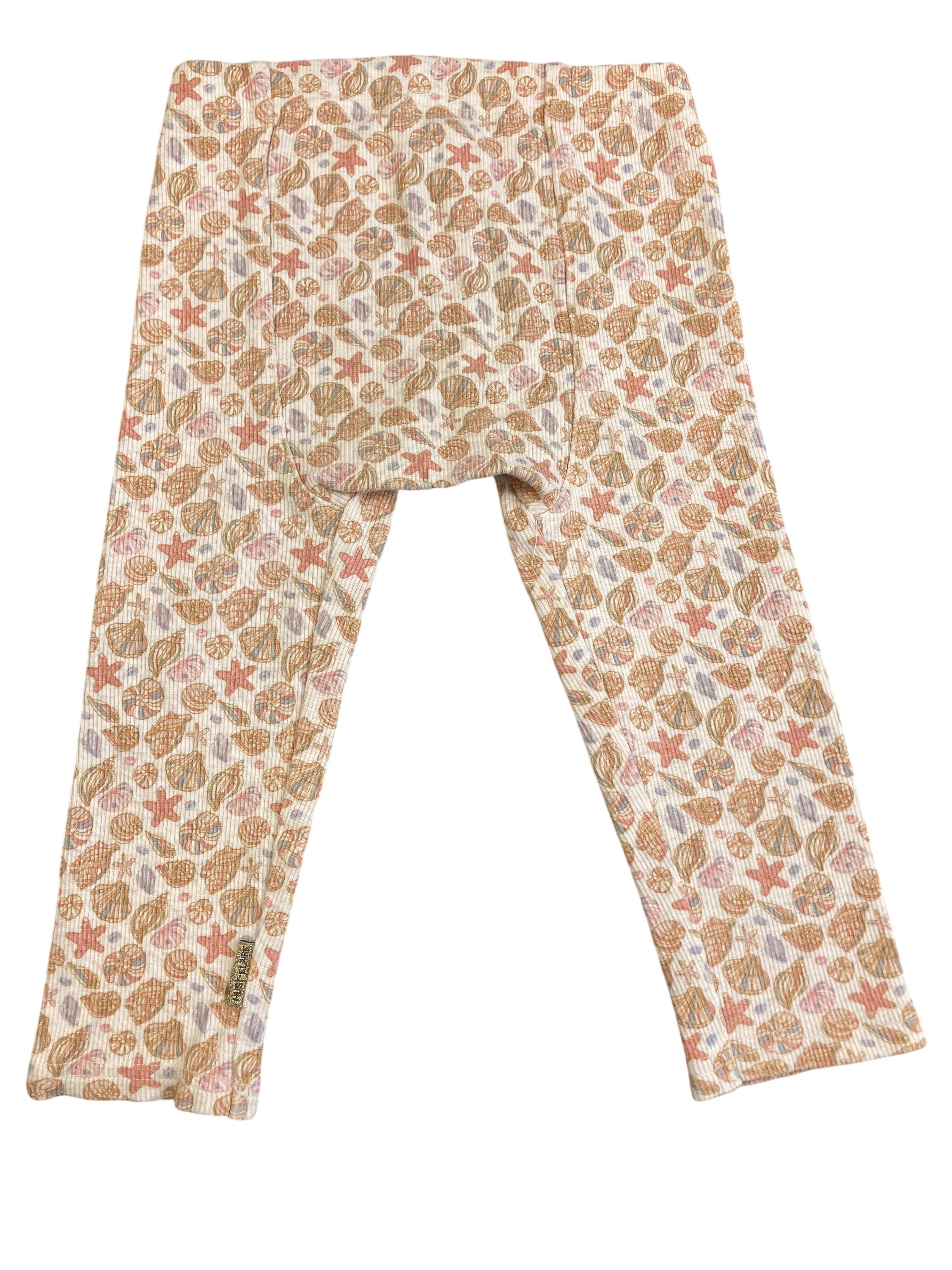 Leggings Hosen & Jeans Kleidung Leggings Muscheln Hust & Claire Rear Image Second Hand