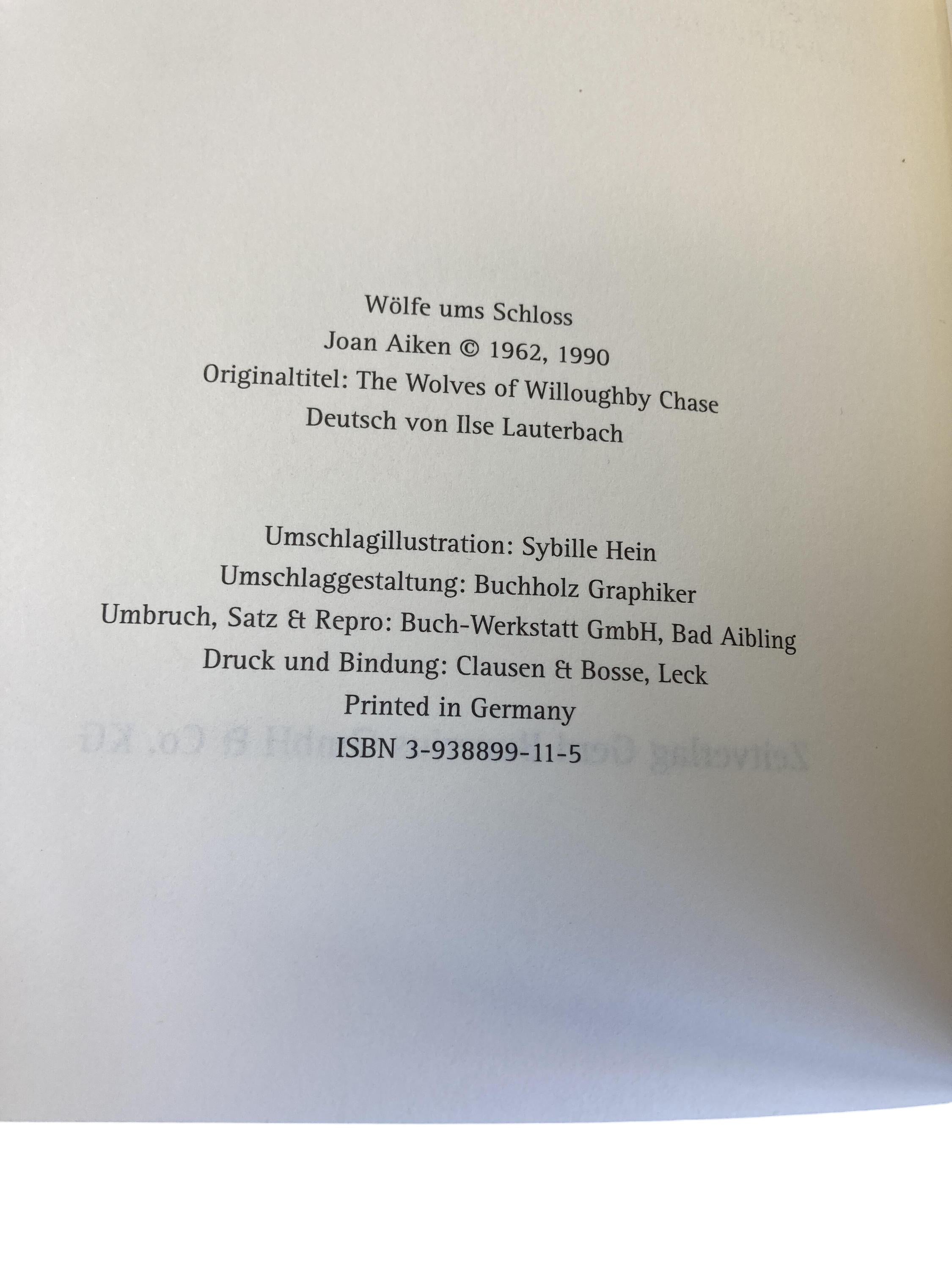 Kinderbücher Bücher Spielen & Lernen Joan Aiken - Wölfe ums Schloss Die Zeit Label Image Second Hand