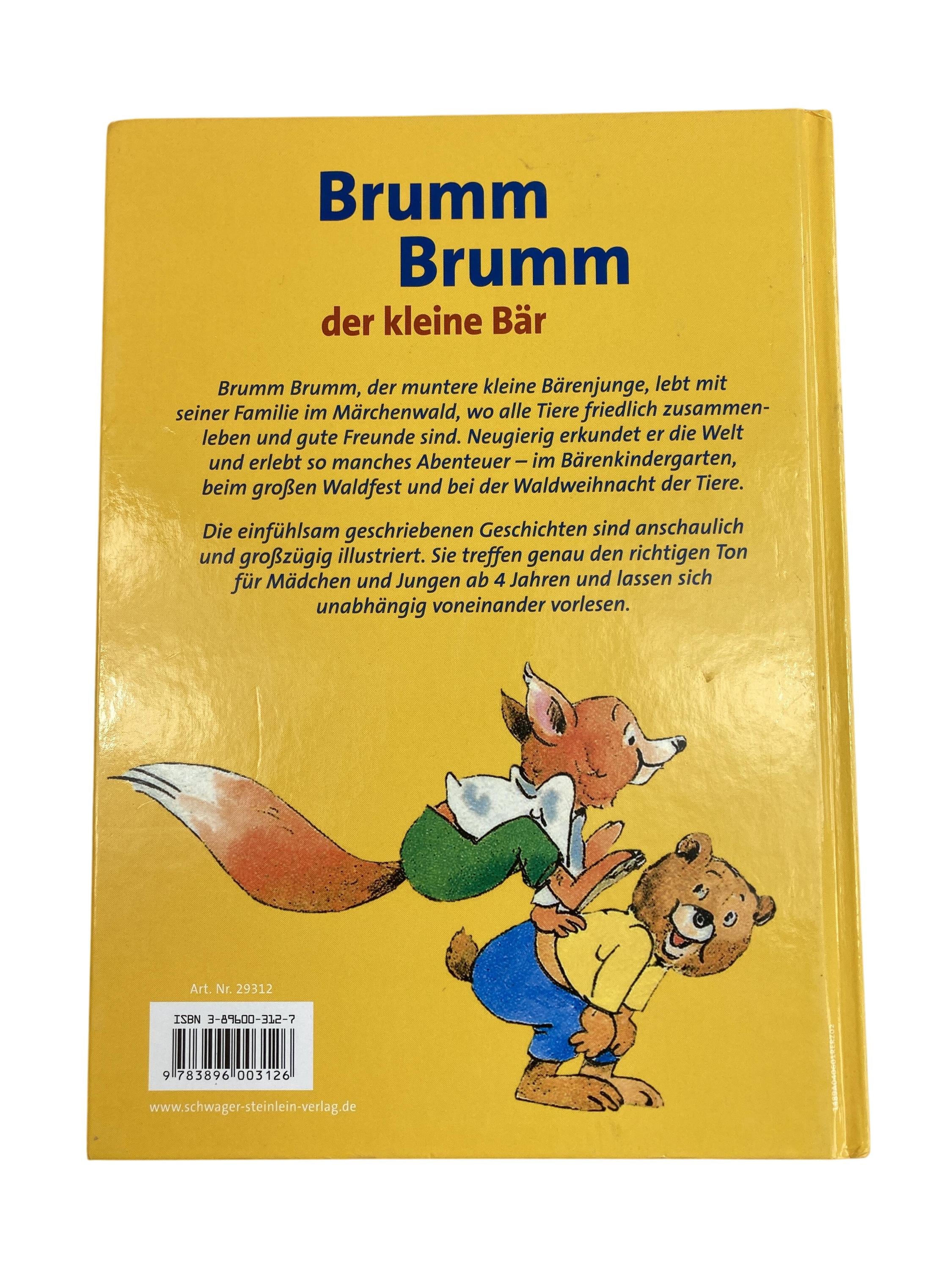Kinderbücher Bücher Spielen & Lernen Brumm Brumm - der kleine Bär Schwager & Steinlein Verlag Rear Image Second Hand