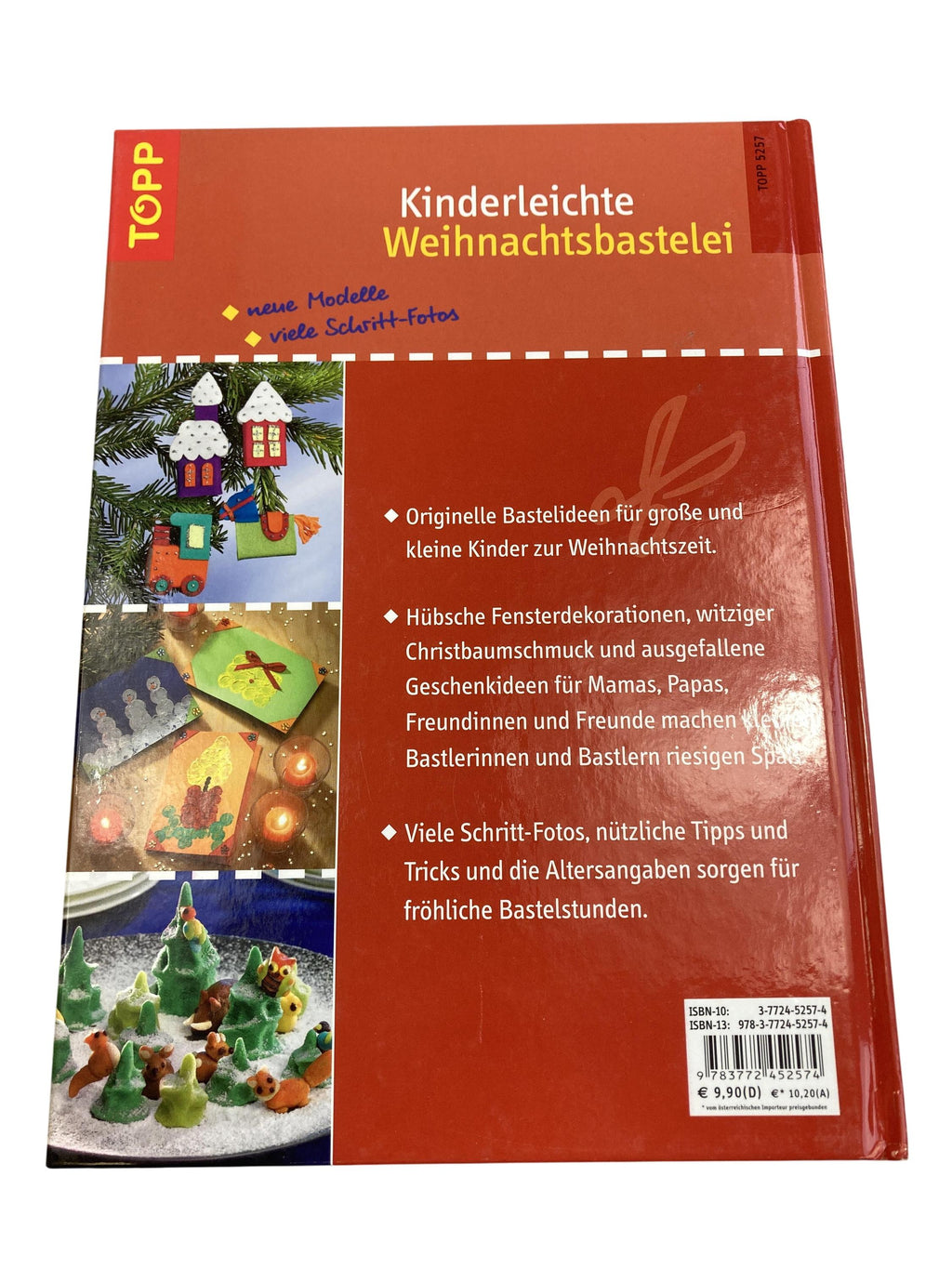 Kinderbücher Bücher Spielen & Lernen Kinderleichte Weihnachtsbastelei Topp Rear Image Second Hand