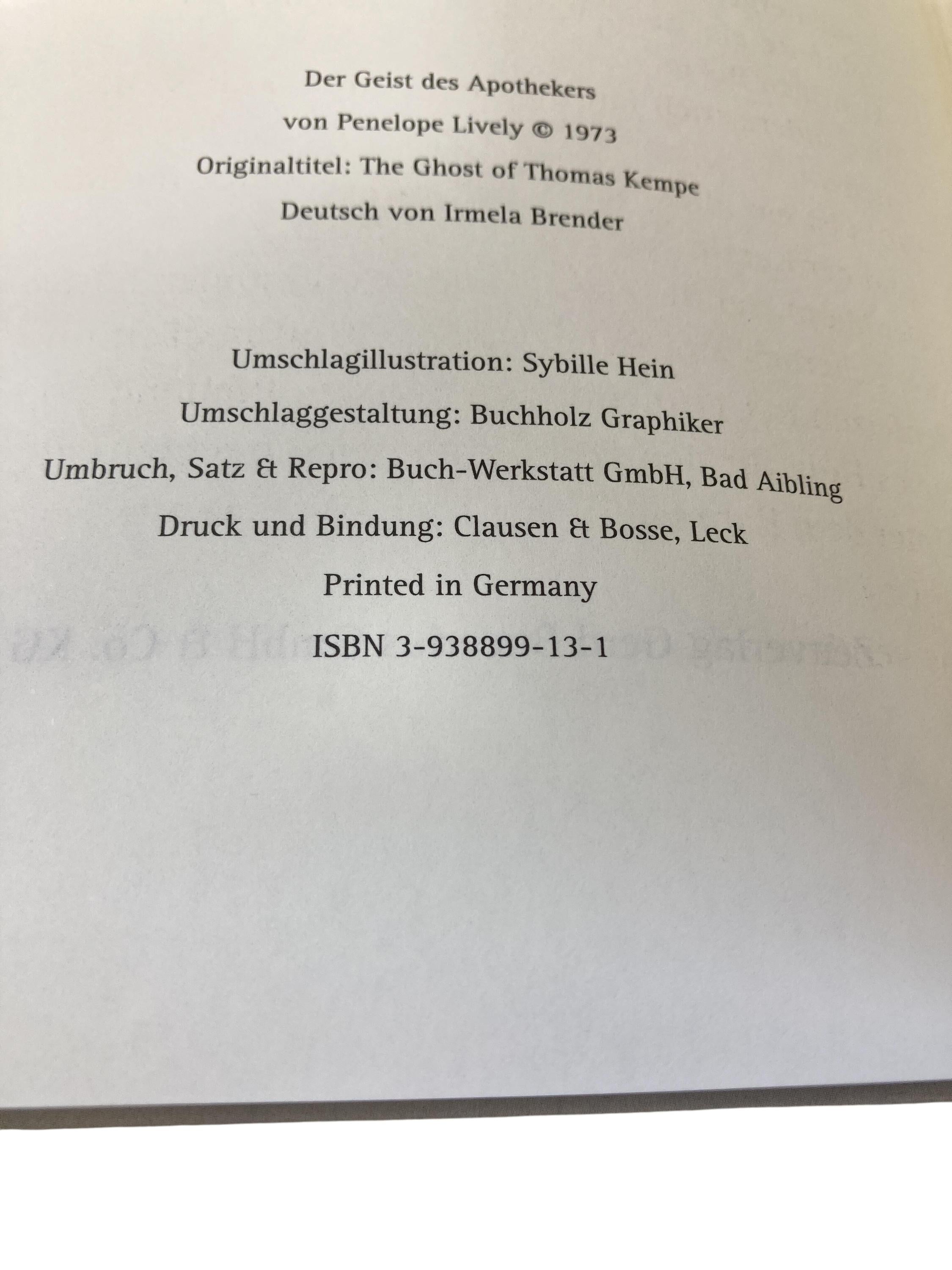 Kinderbücher Bücher Spielen & Lernen Penelope Lively - Der Geist des Apothekers Die Zeit Label Image Second Hand