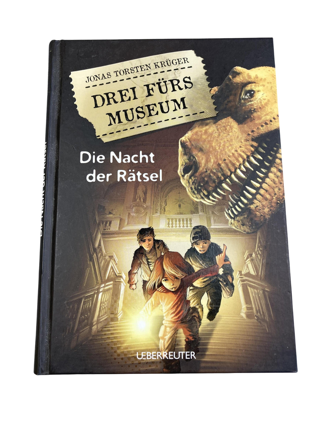 Kinderbücher Bücher Spielen & Lernen Jonas Torsten Krüger - Drei für's Museum "Die Nacht der Rätsel" Ueberreuter Front Image Second Hand