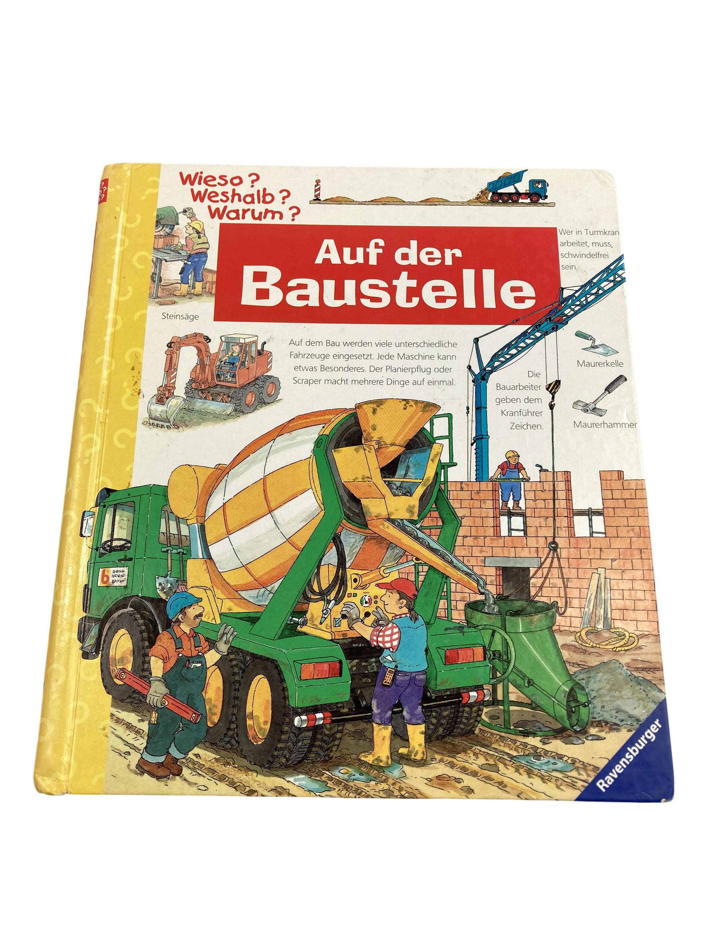 Kinderbücher Bücher Spielen & Lernen Wieso Weshalb Warum - Auf der Baustelle Ravensburger  Front Image Second Hand