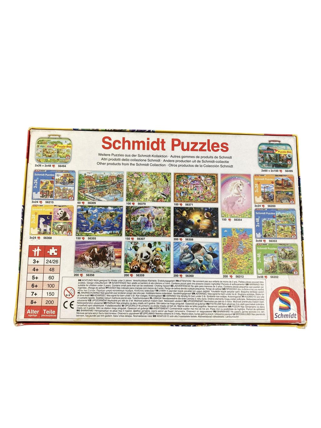 Puzzles Puzzles Spielen & Lernen Puzzle Einhorn Drache Fantasie 56377 Schmidt   Rear Image Second Hand