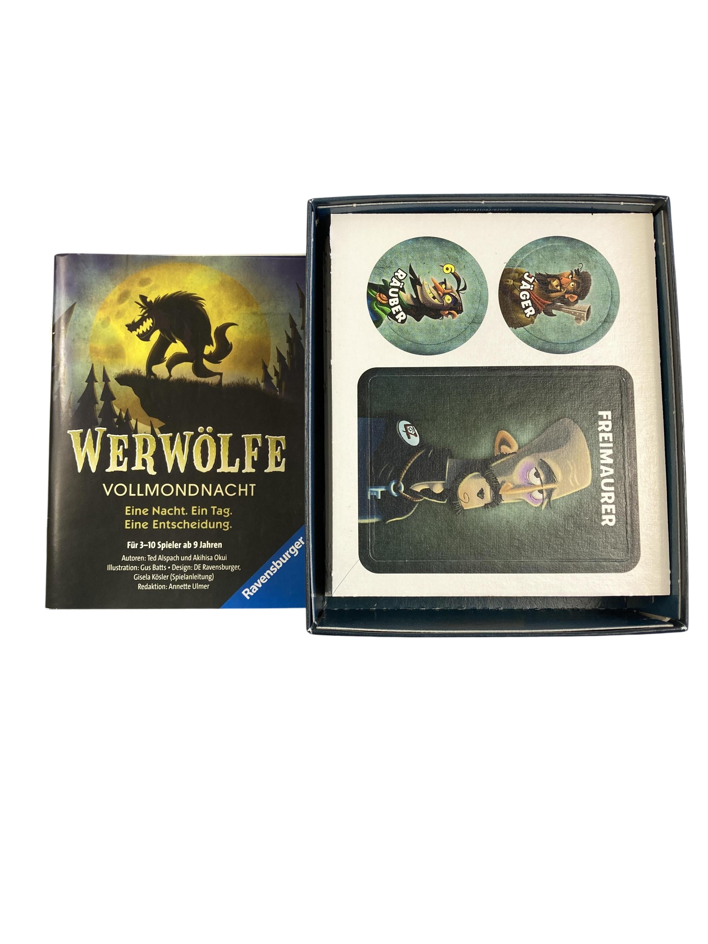 Brett- / Gesellschaftsspiele Spielen & Lernen Werwölfe Vollmondnacht Ravensburger  New Misc Image 1 Second Hand
