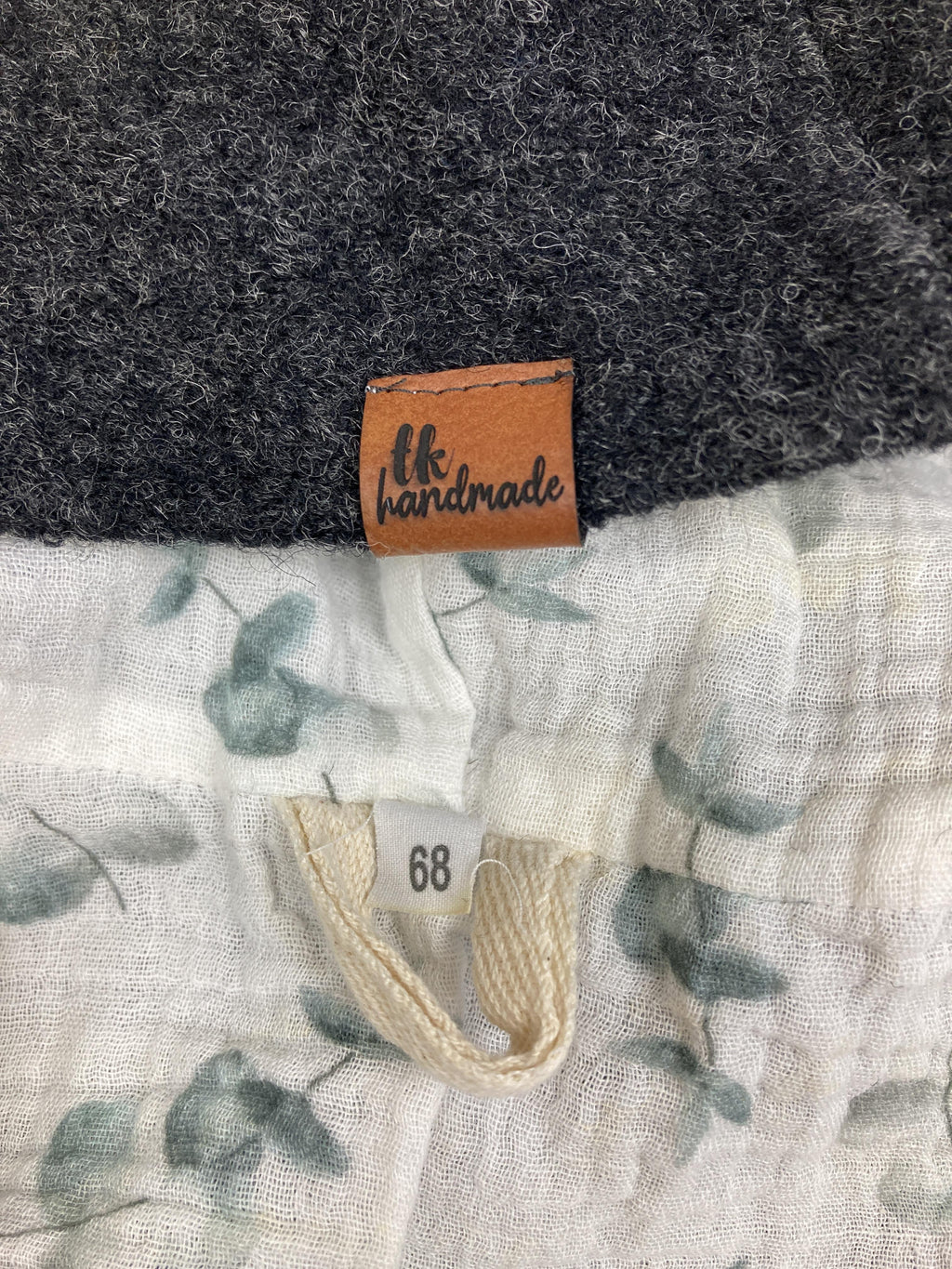 Overalls-wollwalkanzüge Overalls Kleidung Wollwalkoverall mit Musselin gefüttert TK Handmade Label Image Second Hand