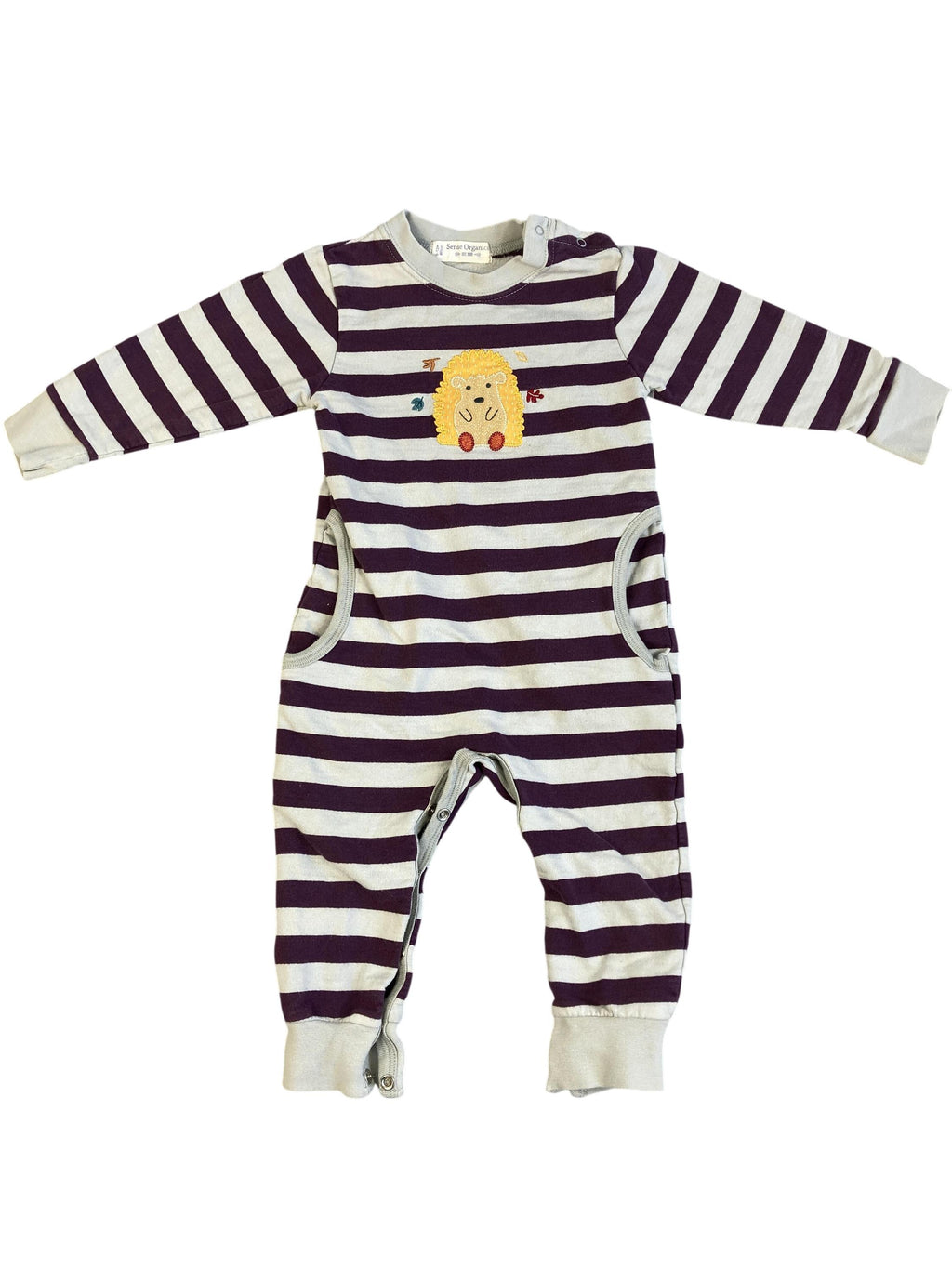 Strampler Strampler Kleidung Langarmstrampler Sense Organics Front Image Second Hand